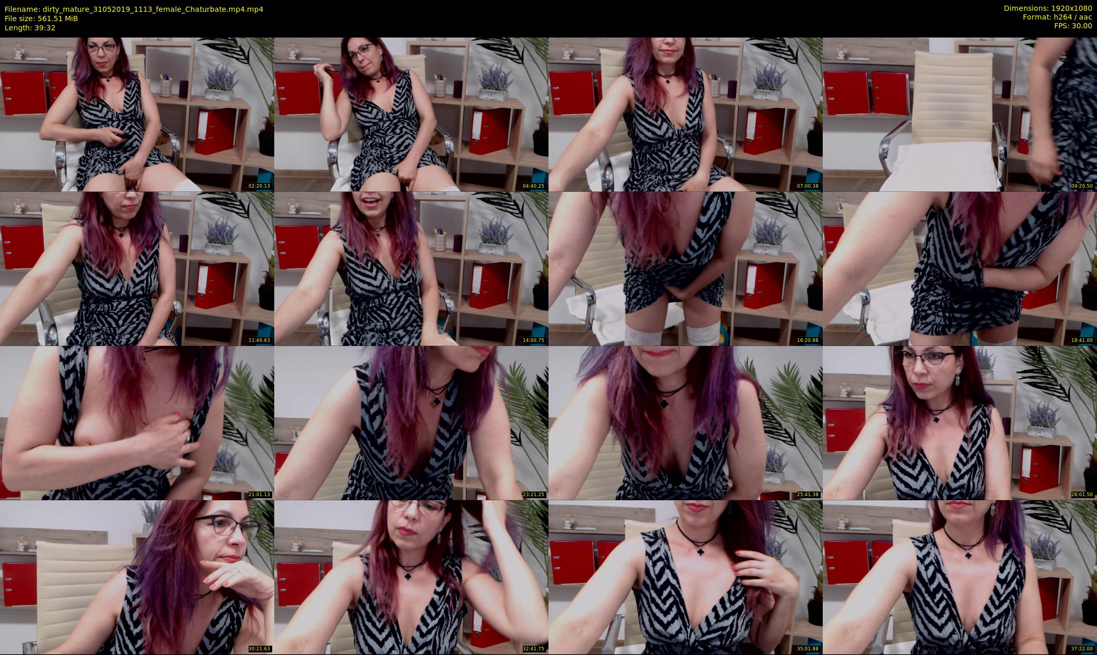 dirty_mature — 40 minute Chaturbate female cam show recording, 1080p, May 31, 2019