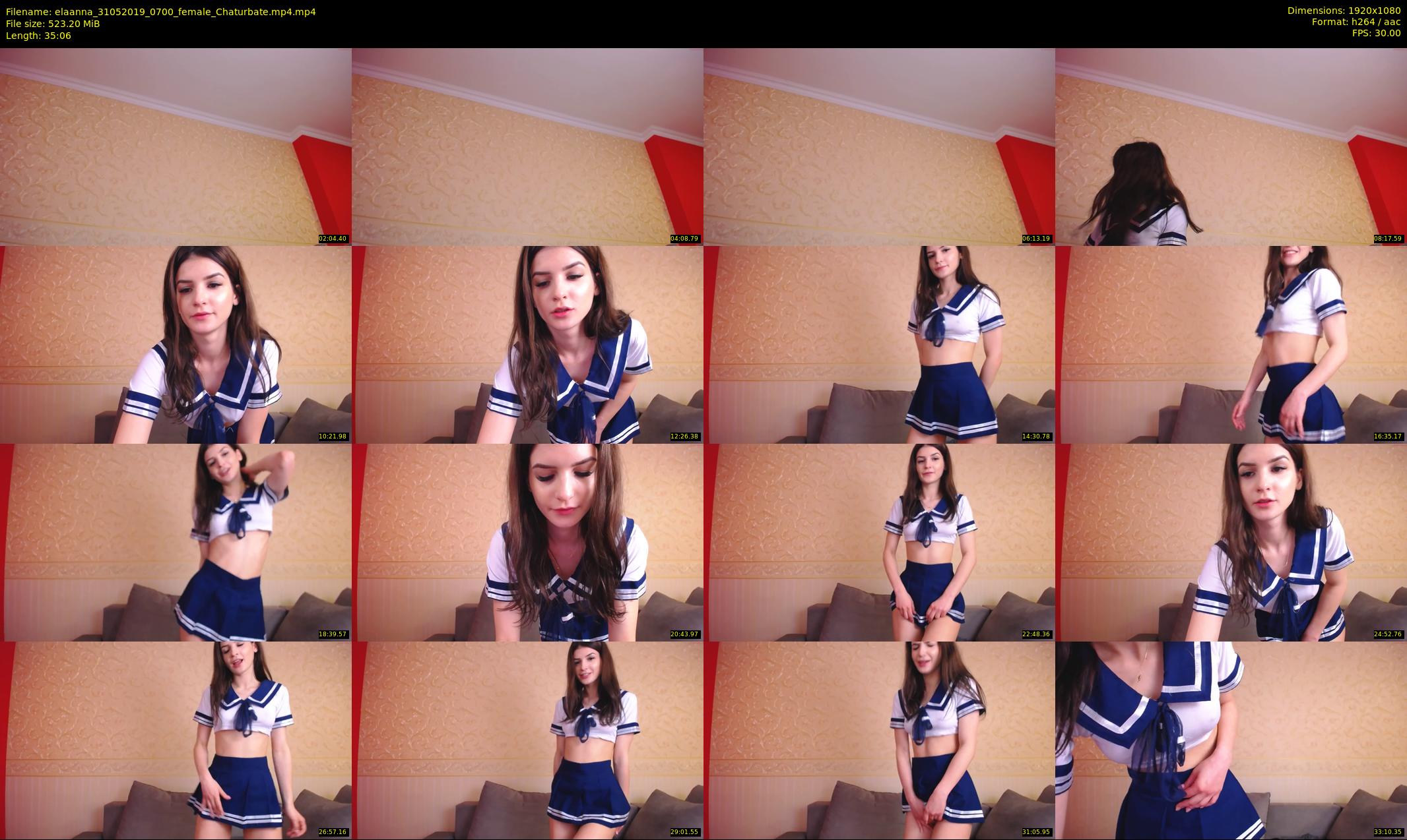 elaanna — 36 minute Chaturbate female cam show recording, 1080p, May 31, 2019
