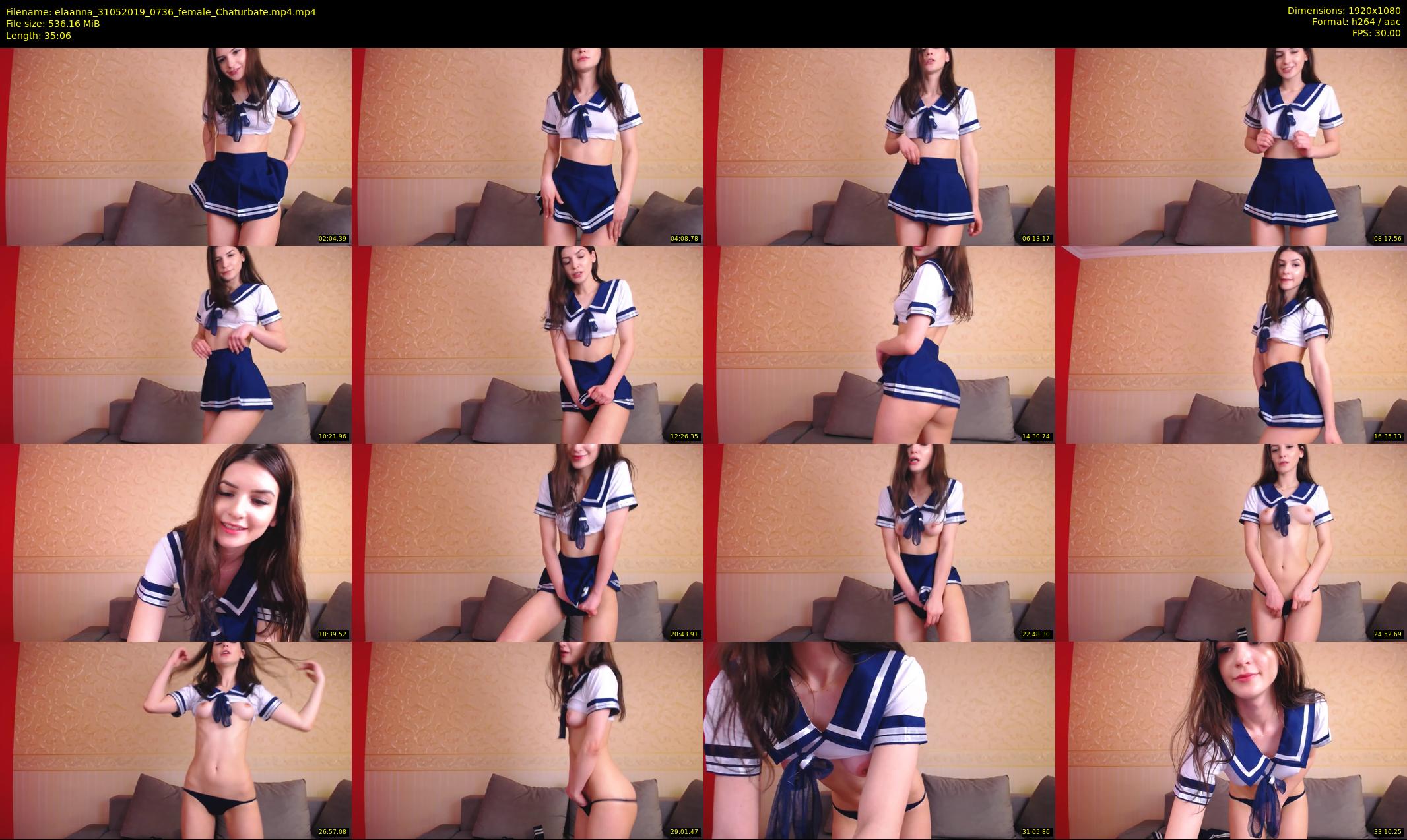 elaanna — 36 minute Chaturbate female cam show recording, 1080p, May 31, 2019