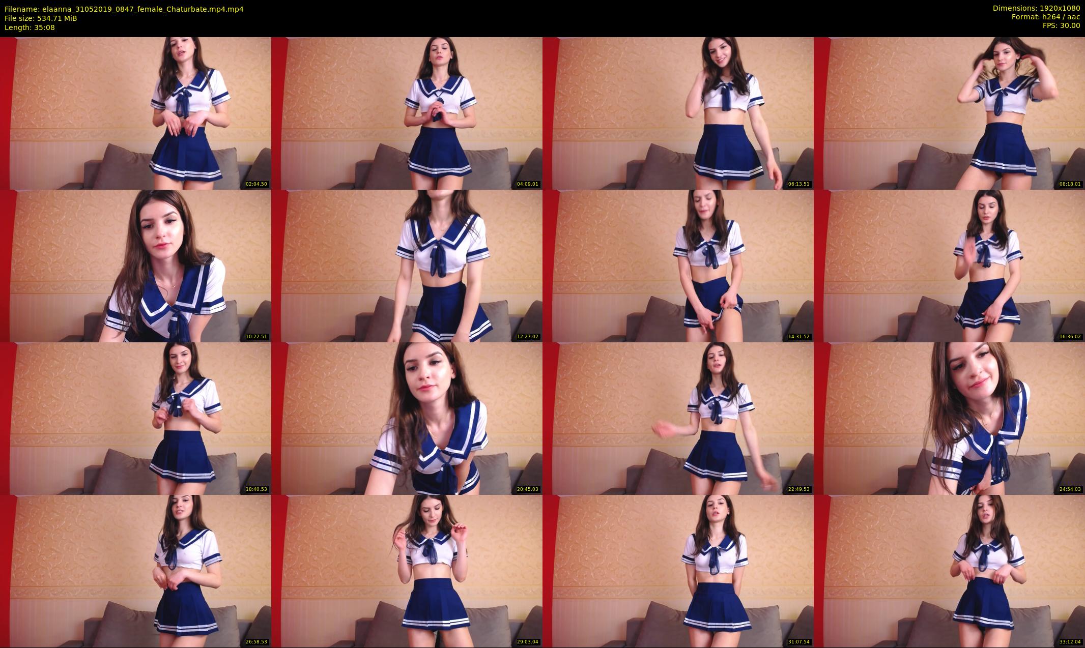 elaanna — 36 minute Chaturbate female cam show recording, 1080p, May 31, 2019
