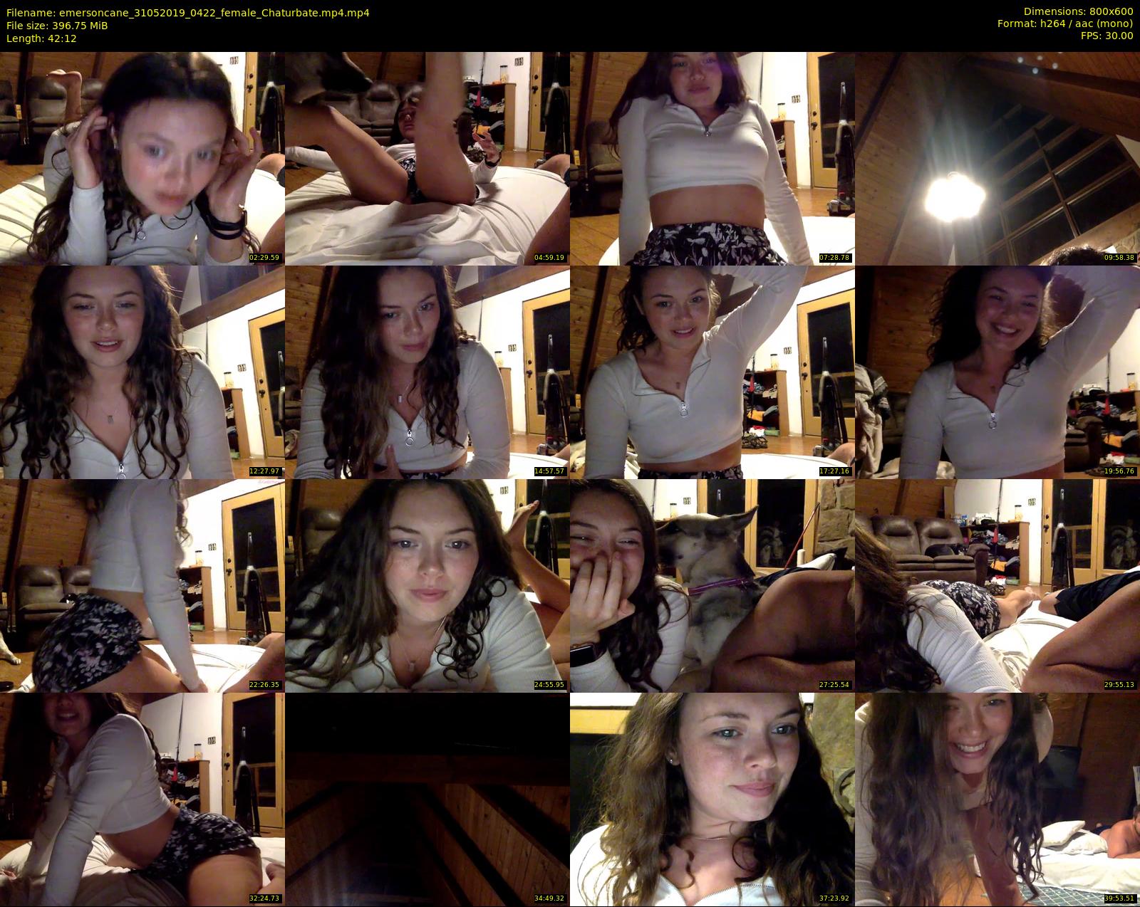 emersoncane — 43 minute Chaturbate female cam show recording, 480p, May 31, 2019