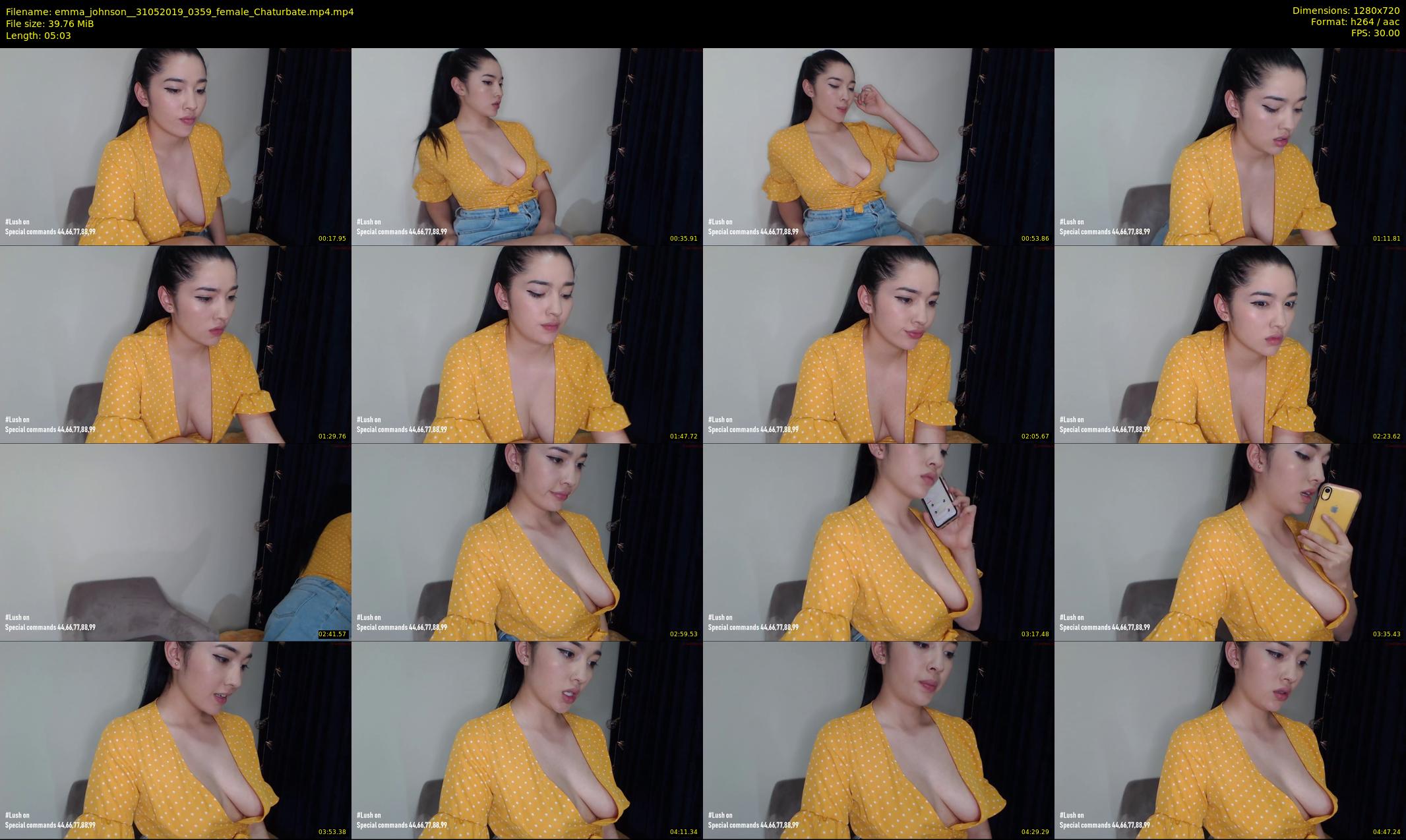 emma_johnson_ — 6 minute Chaturbate female cam show recording, 720p, May 31, 2019