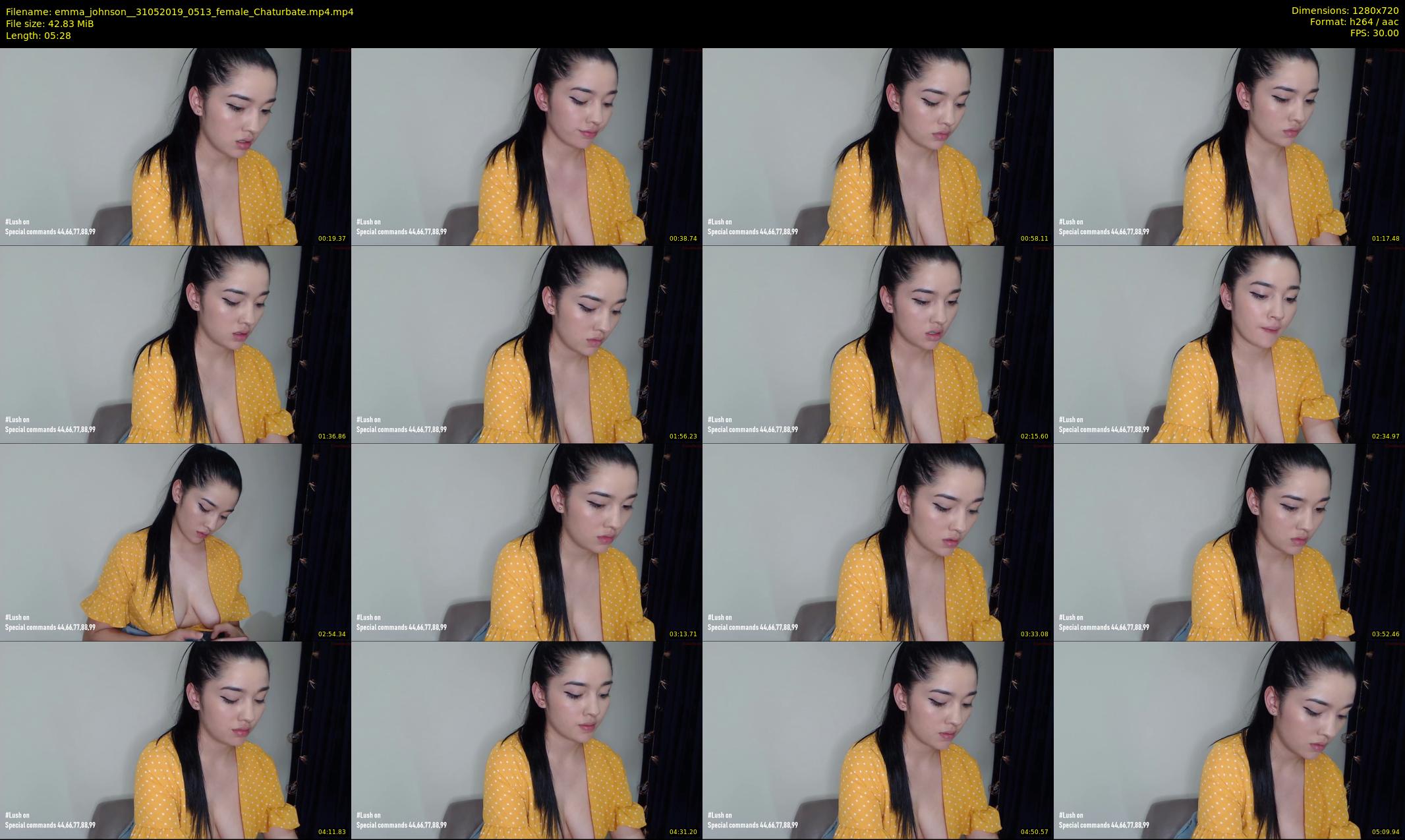 emma_johnson_ — 6 minute Chaturbate female cam show recording, 720p, May 31, 2019