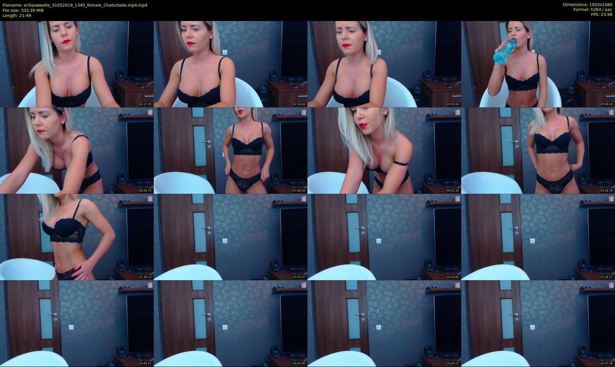 erikasweetie — 22 minute Chaturbate female cam show recording, 1080p, May 31, 2019