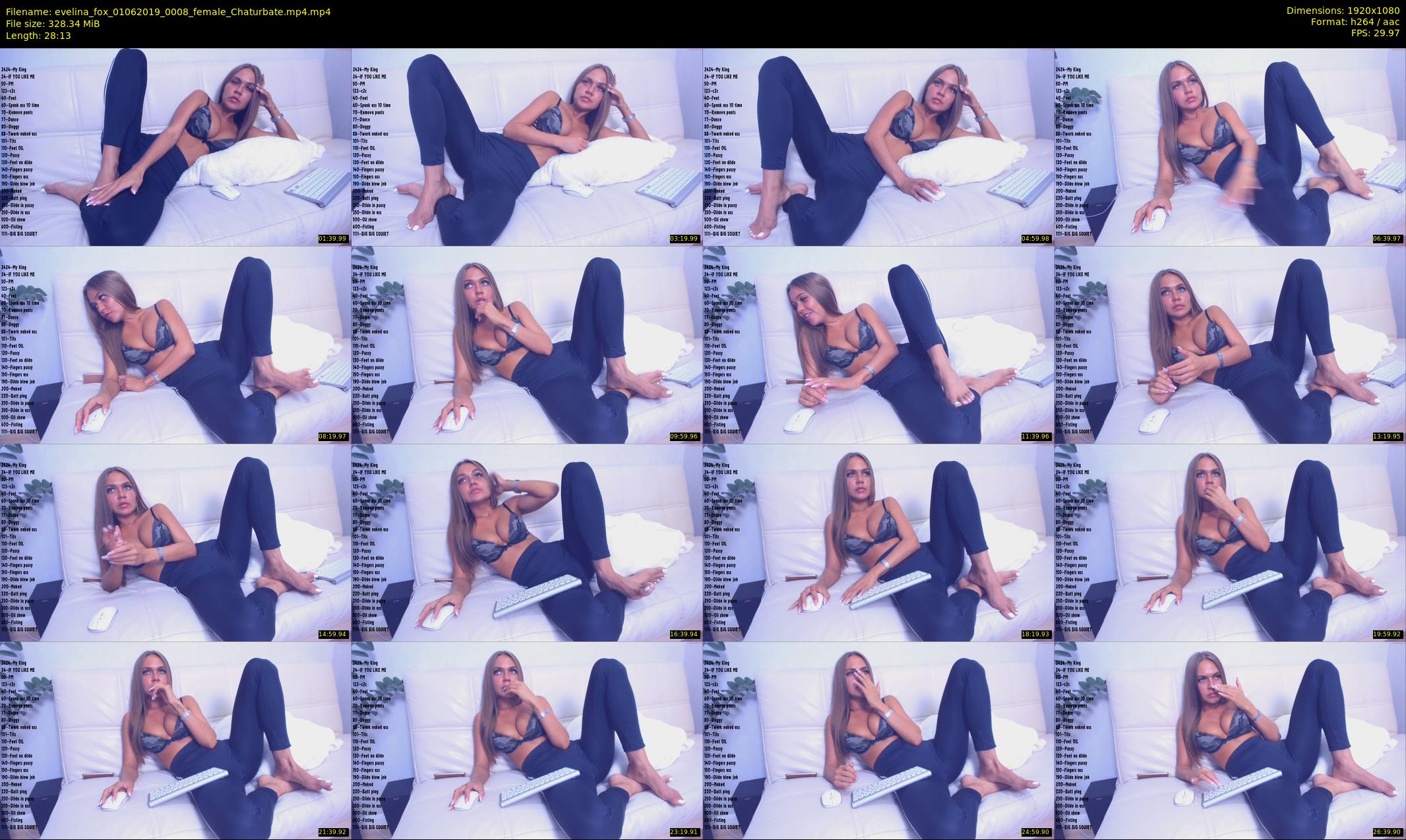 evelina_fox — 29 minute Chaturbate female cam show recording, 1080p, Jun 1, 2019