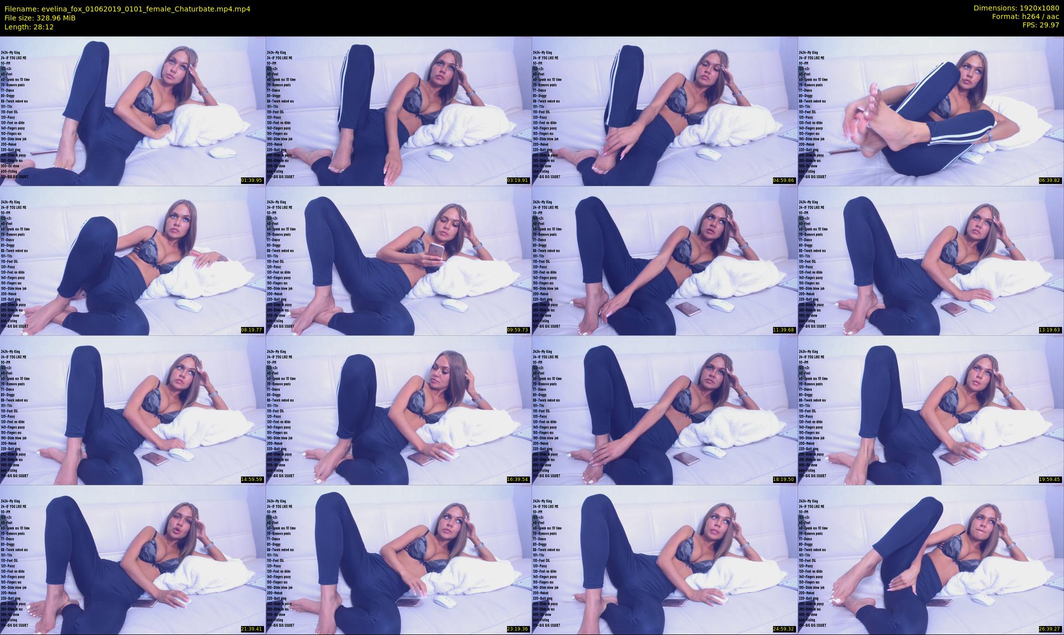 evelina_fox — 29 minute Chaturbate female cam show recording, 1080p, Jun 1, 2019