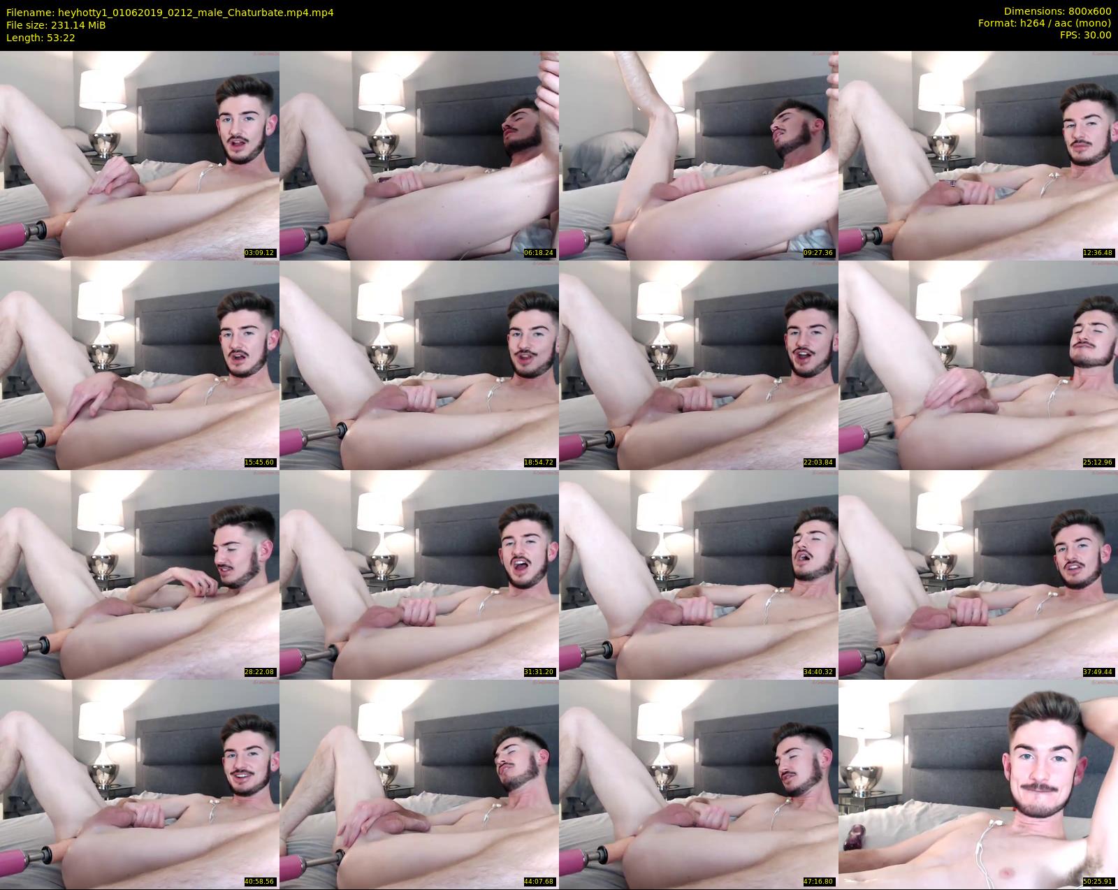 heyhotty1 — 54 minute Chaturbate male cam show recording, 480p, Jun 1, 2019