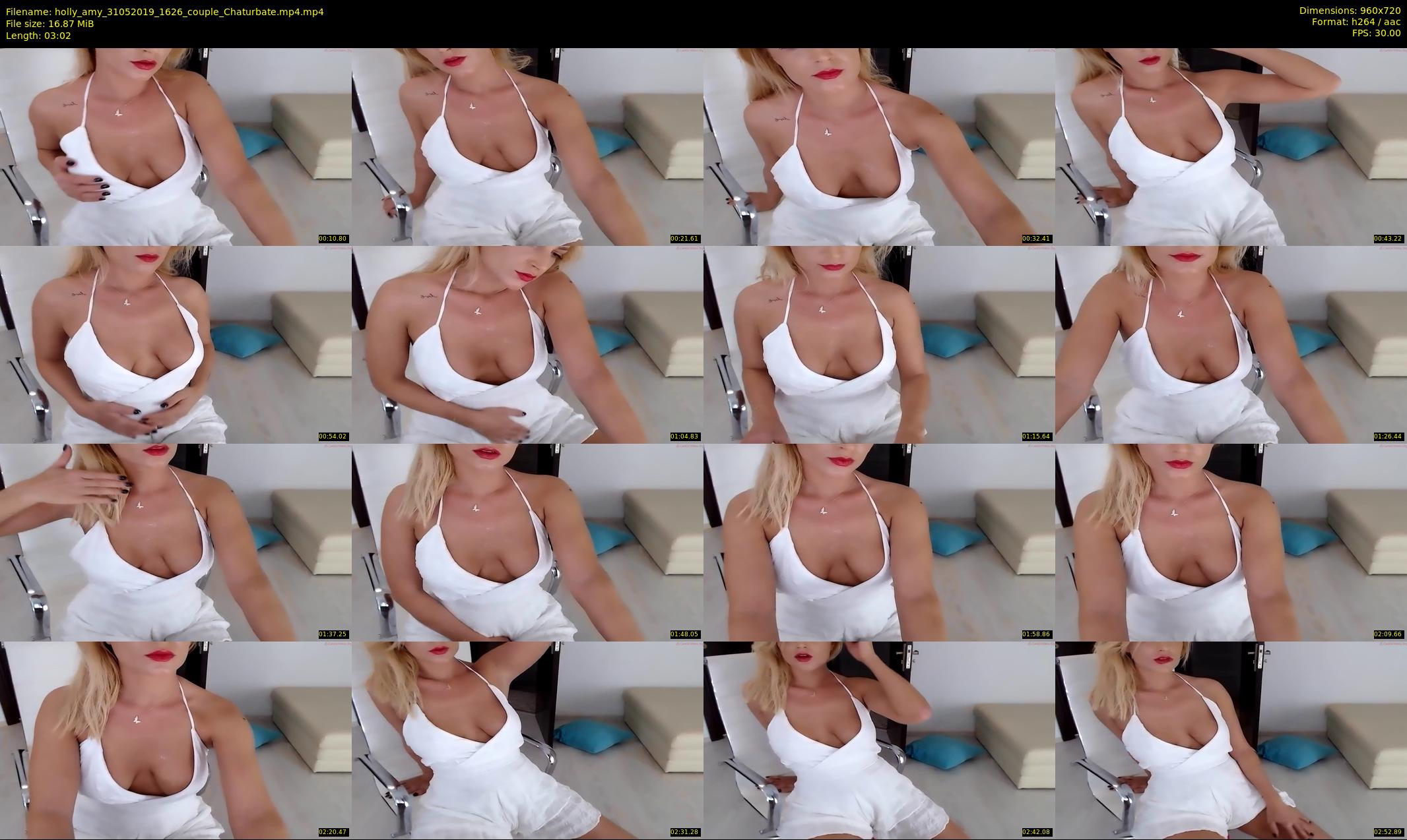 holly_amy — 4 minute Chaturbate couple cam show recording, 720p, May 31, 2019
