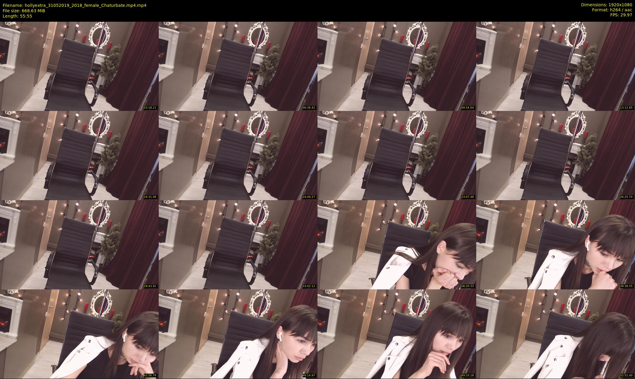 hollyextra — 56 minute Chaturbate female cam show recording, 1080p, May 31, 2019