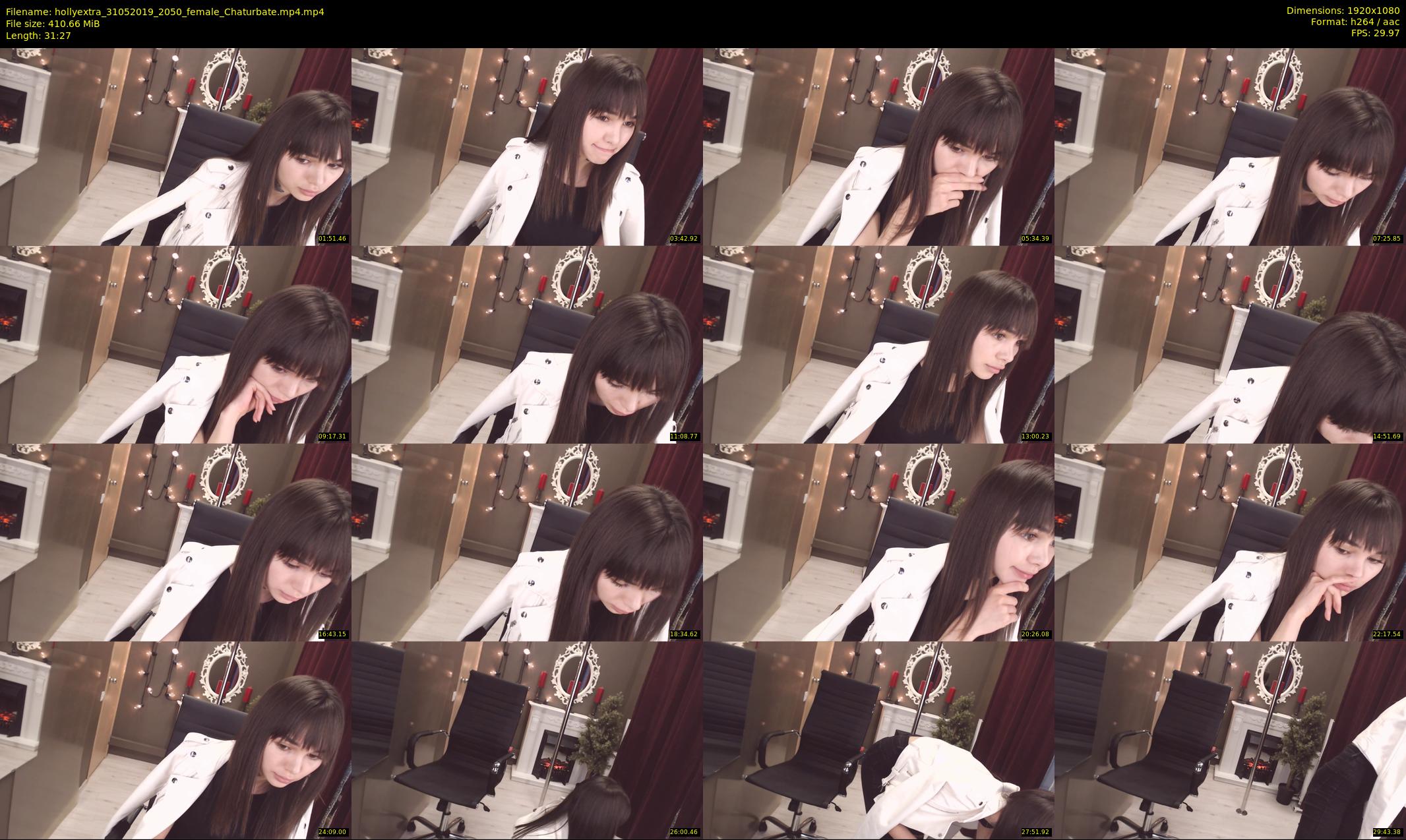 hollyextra — 32 minute Chaturbate female cam show recording, 1080p, May 31, 2019