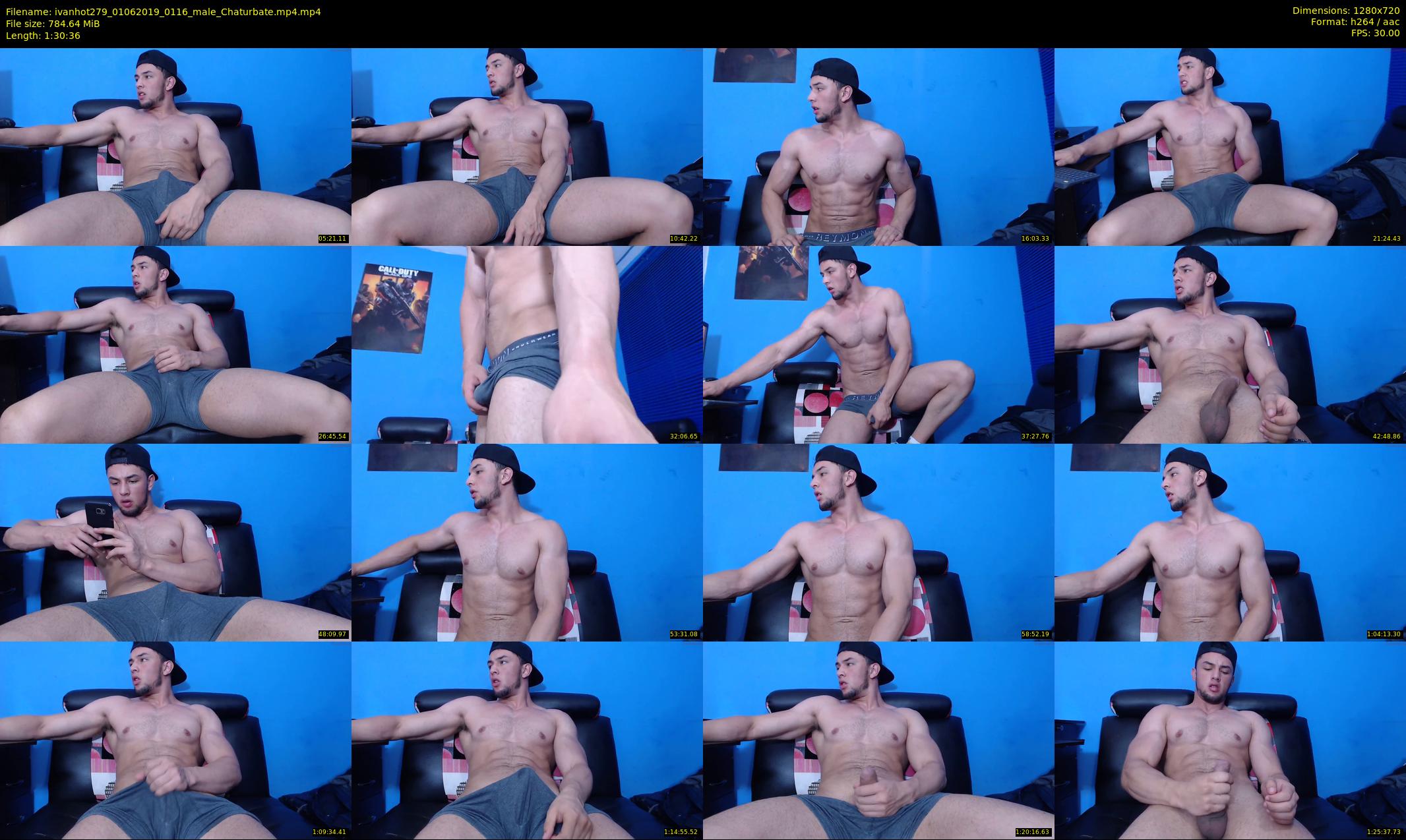 ivanhot279 — 91 minute Chaturbate male cam show recording, 720p, Jun 1, 2019