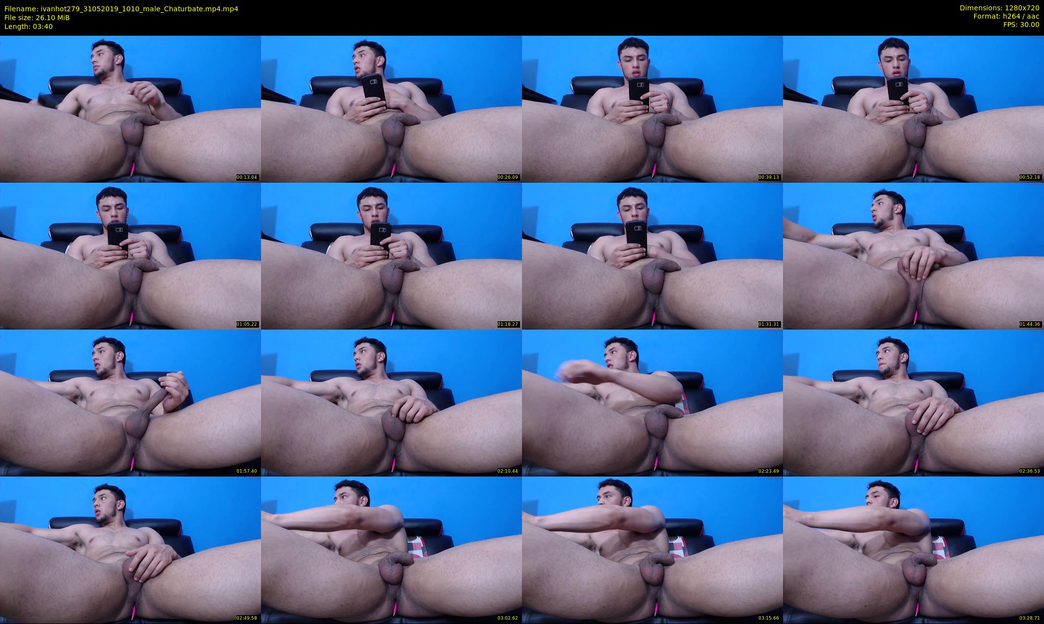 ivanhot279 — 4 minute Chaturbate male cam show recording, 720p, May 31, 2019