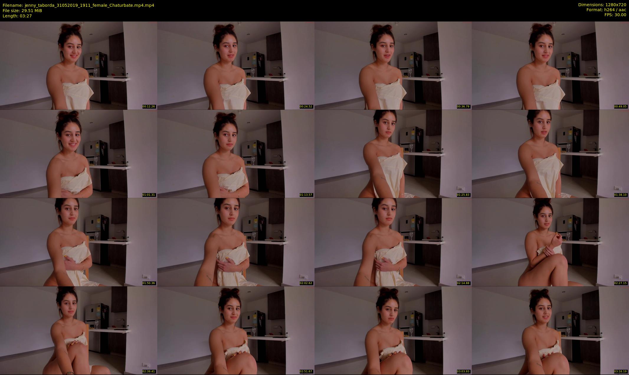 jenny_taborda — 4 minute Chaturbate female cam show recording, 720p, May 31, 2019