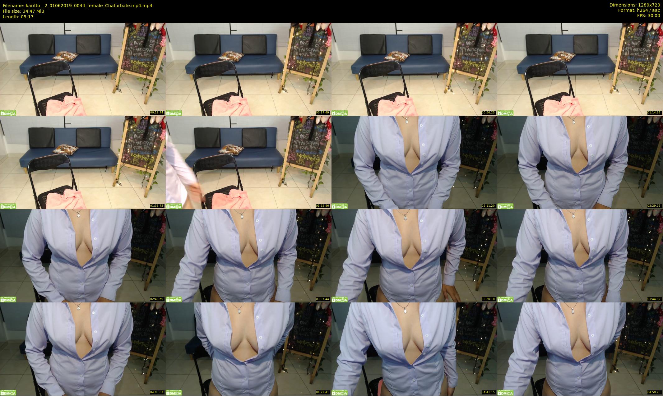 karitto__2 — 6 minute Chaturbate female cam show recording, 720p, Jun 1, 2019