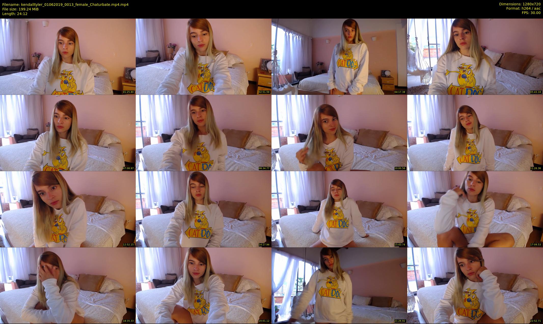 kendalltyler — 25 minute Chaturbate female cam show recording, 720p, Jun 1, 2019