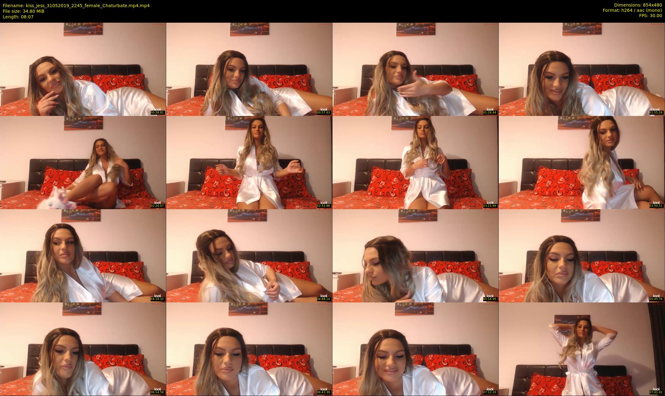 kiss_jess — 9 minute Chaturbate female cam show recording, 480p, May 31, 2019