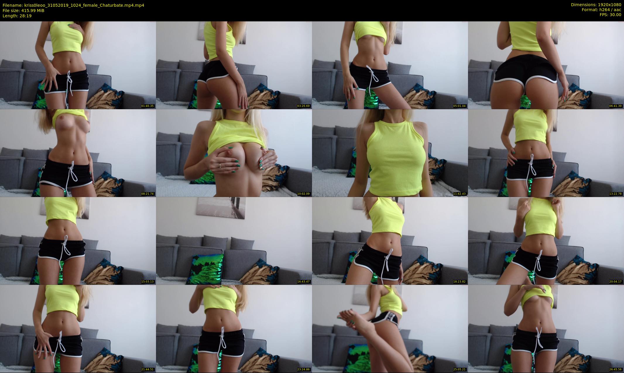 kriss0leoo — 29 minute Chaturbate couple cam show recording, 1080p, May 31, 2019