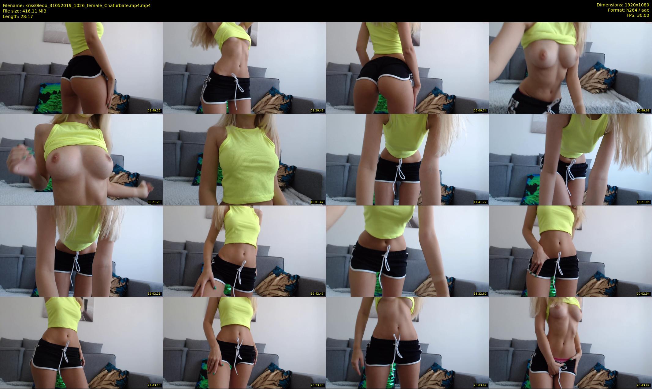kriss0leoo — 29 minute Chaturbate couple cam show recording, 1080p, May 31, 2019