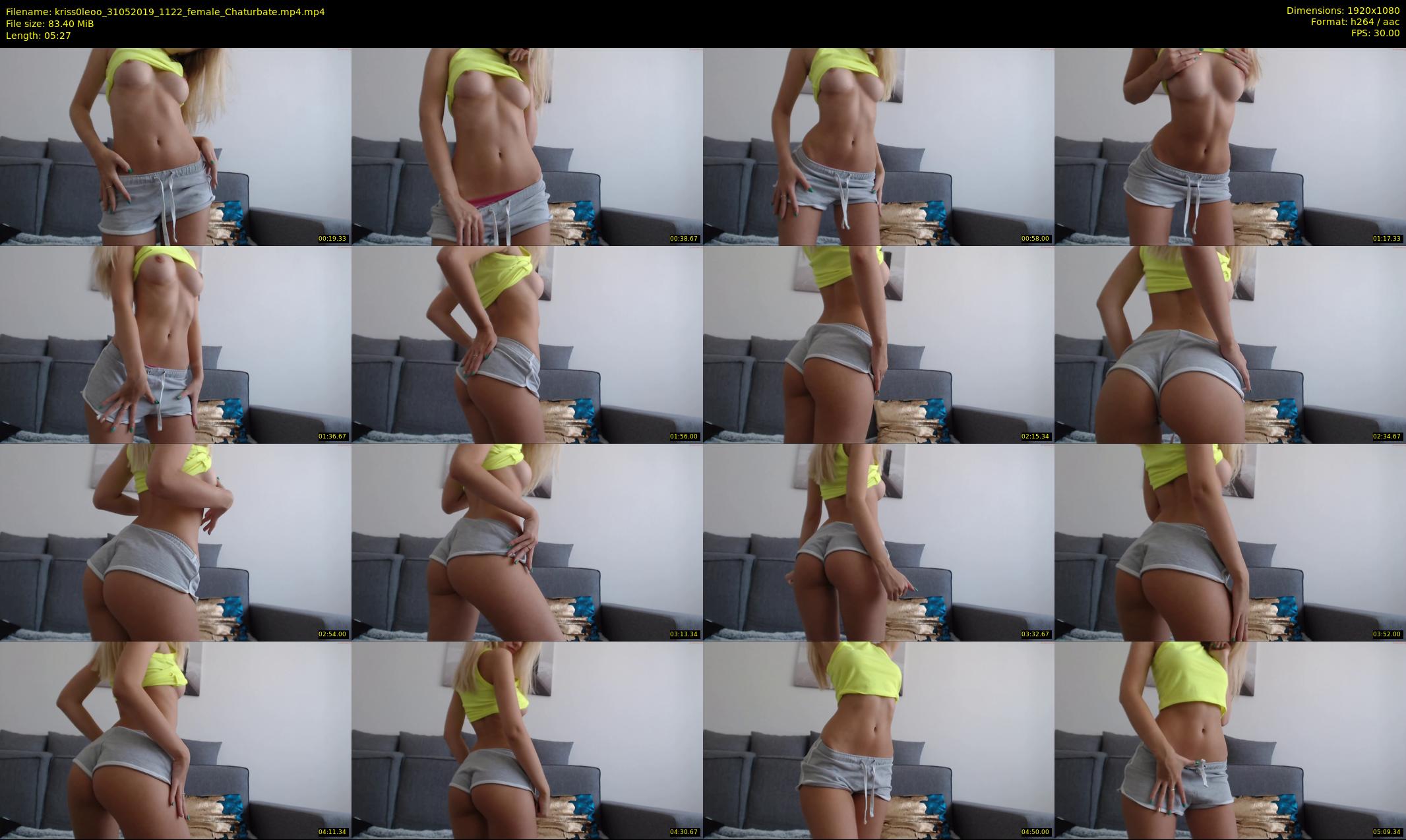 kriss0leoo — 6 minute Chaturbate couple cam show recording, 1080p, May 31, 2019