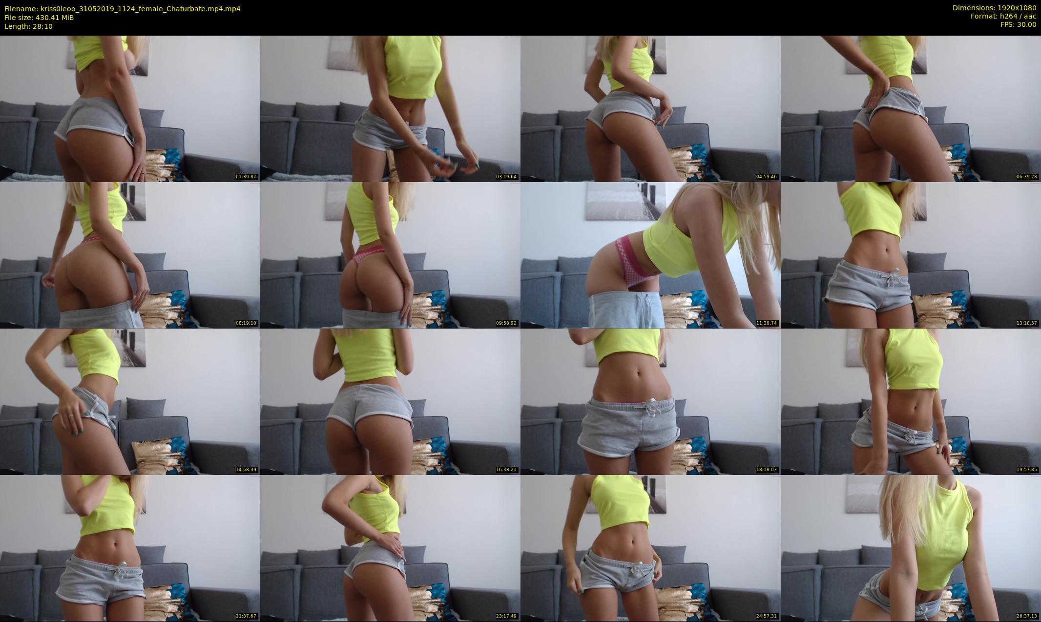 kriss0leoo — 29 minute Chaturbate couple cam show recording, 1080p, May 31, 2019