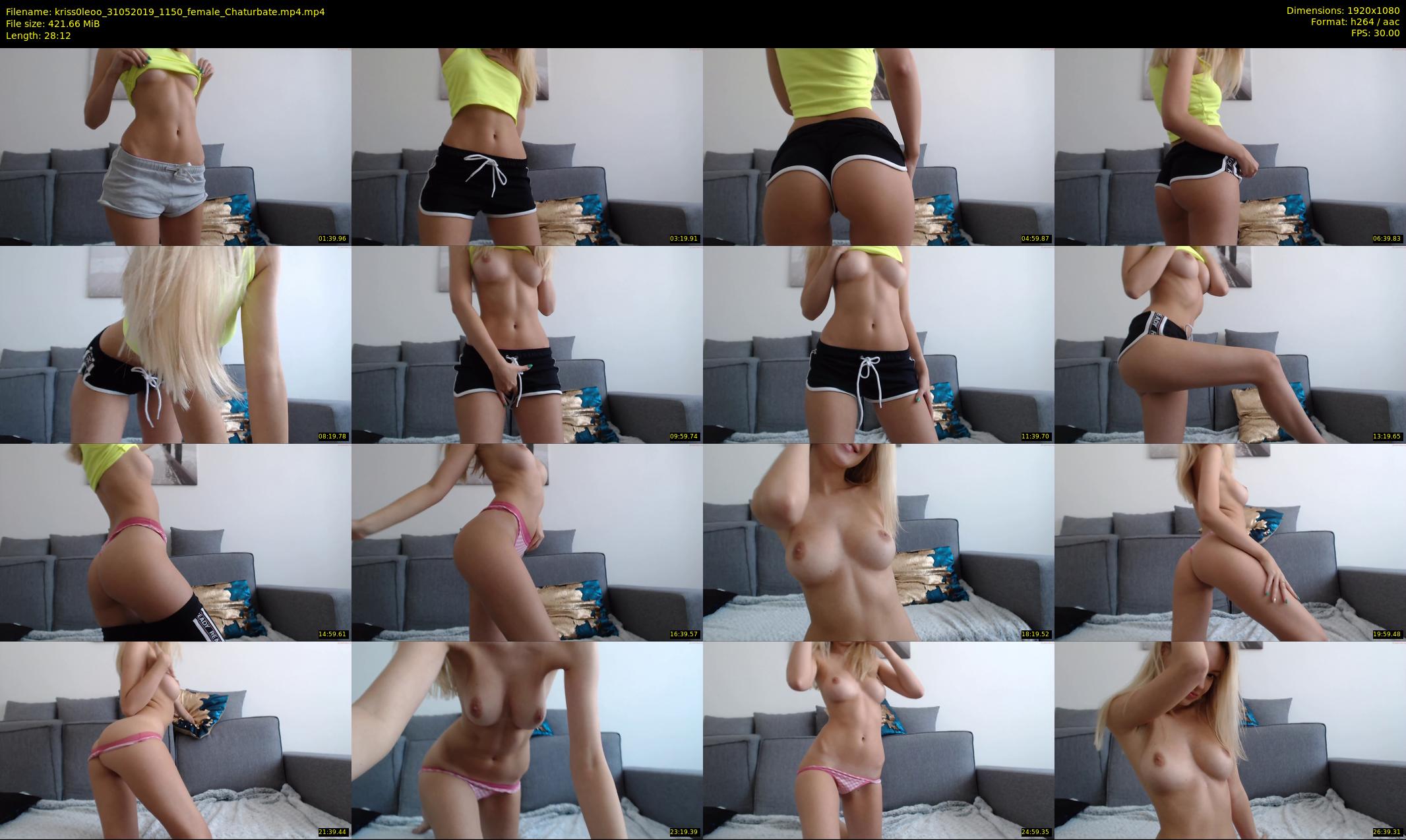 kriss0leoo — 29 minute Chaturbate couple cam show recording, 1080p, May 31, 2019