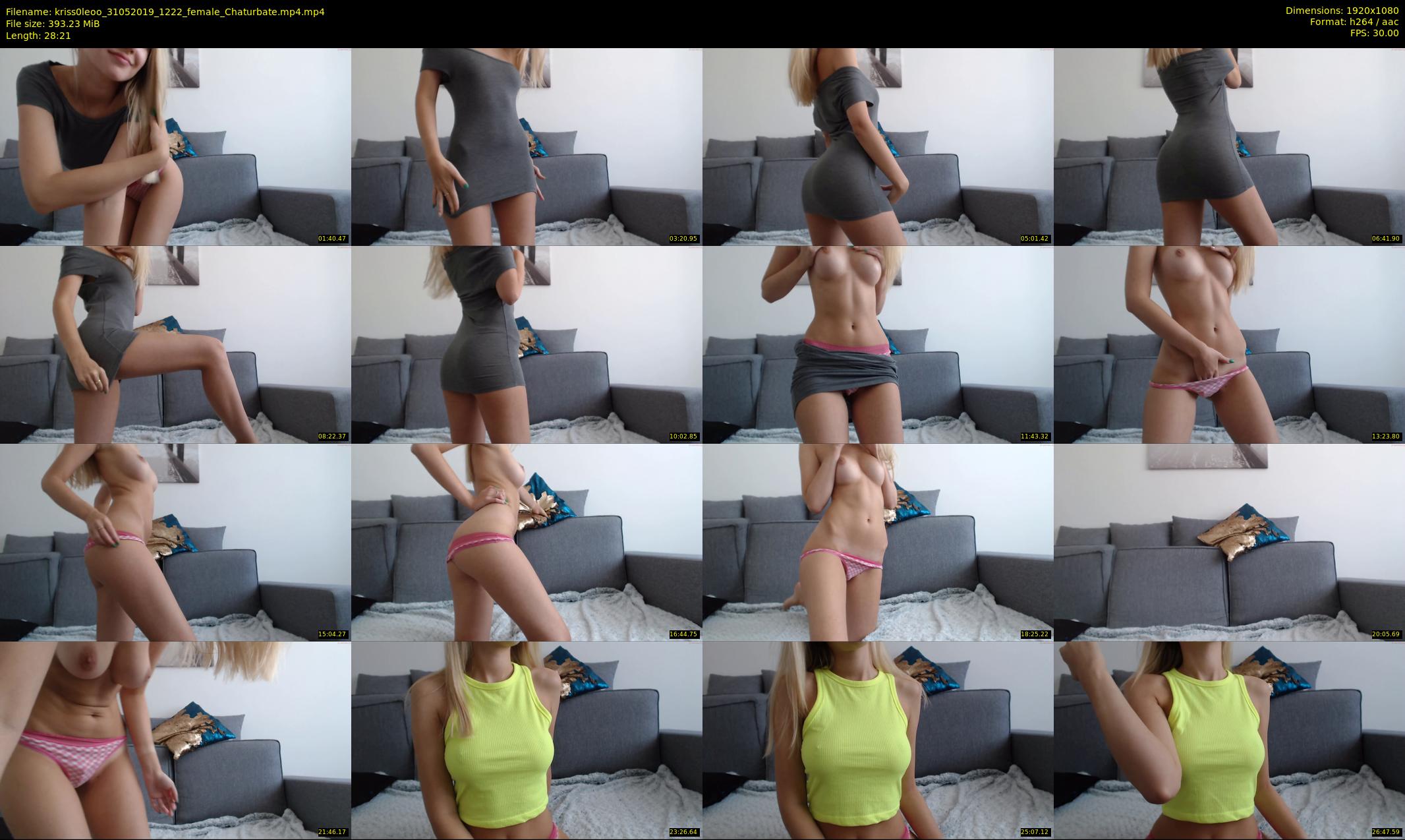 kriss0leoo — 29 minute Chaturbate couple cam show recording, 1080p, May 31, 2019