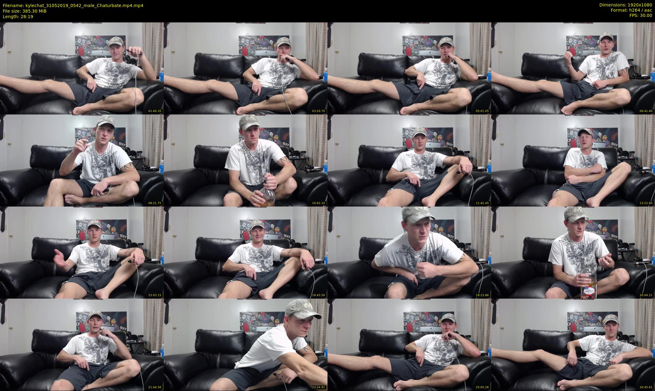 kylechat — 29 minute Chaturbate male cam show recording, 1080p, May 31, 2019
