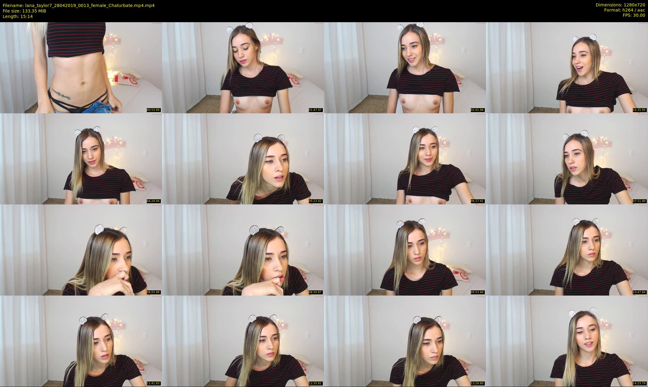 lana_taylor7 — 16 minute Chaturbate female cam show recording, 720p, Apr 28, 2019