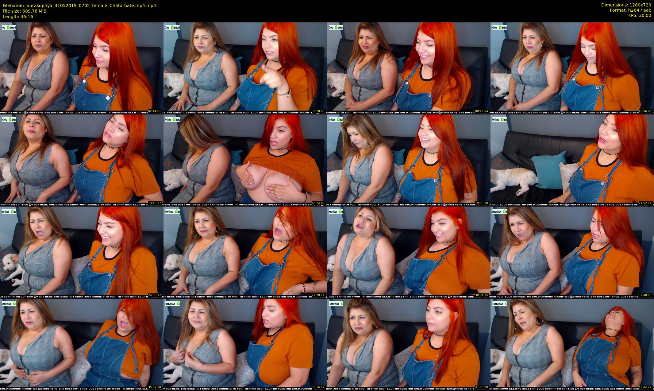 laurasophya — 47 minute Chaturbate female cam show recording, 720p, May 31, 2019