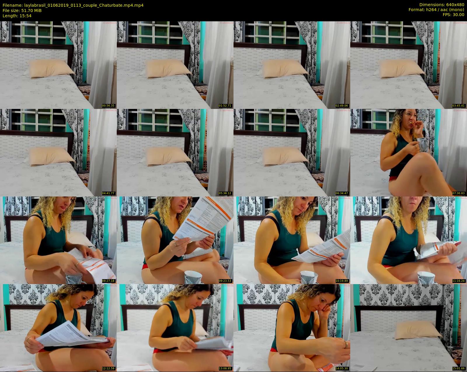 laylabrasil — 16 minute Chaturbate female cam show recording, 480p, Jun 1, 2019