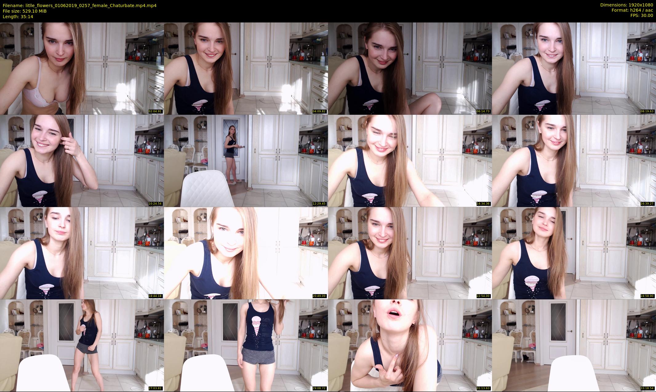 litlle_flowers — 36 minute Chaturbate female cam show recording, 1080p, Jun 1, 2019