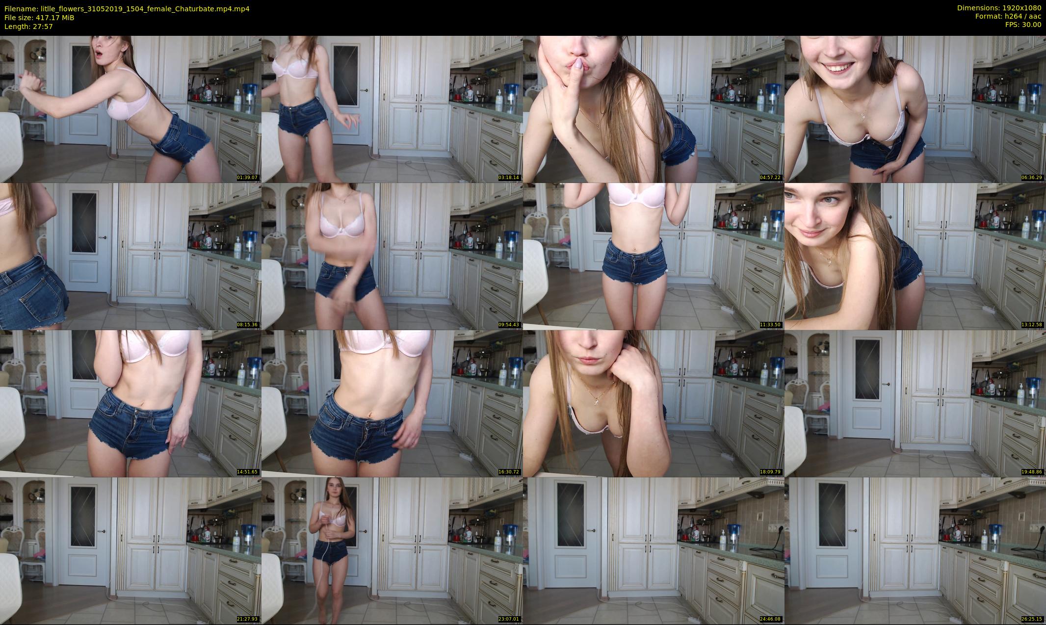 litlle_flowers — 28 minute Chaturbate female cam show recording, 1080p, May 31, 2019