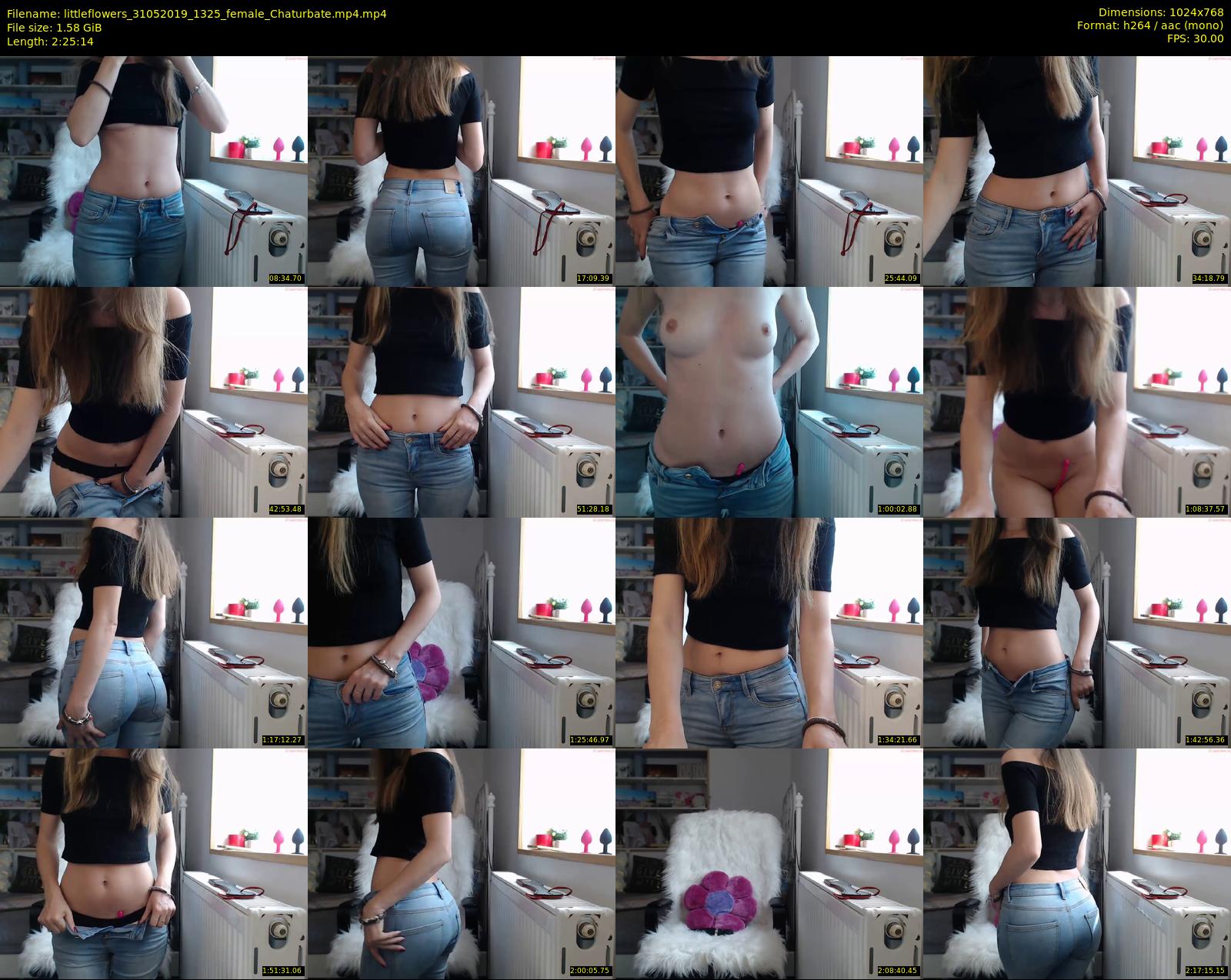 littleflowers — 146 minute Chaturbate female cam show recording, 720p, May 31, 2019
