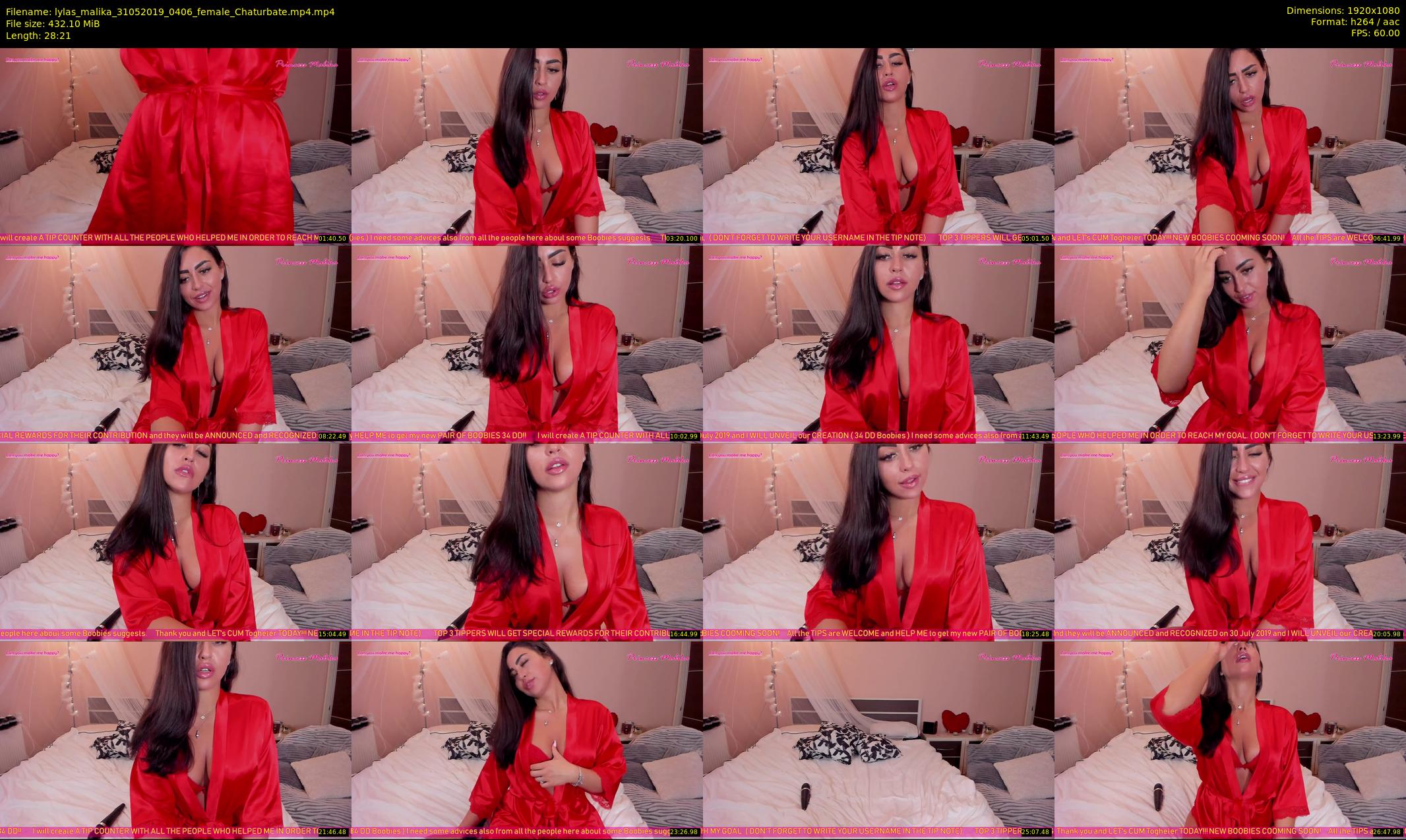 lylas_malika — 29 minute Chaturbate female cam show recording, 1080p, May 31, 2019