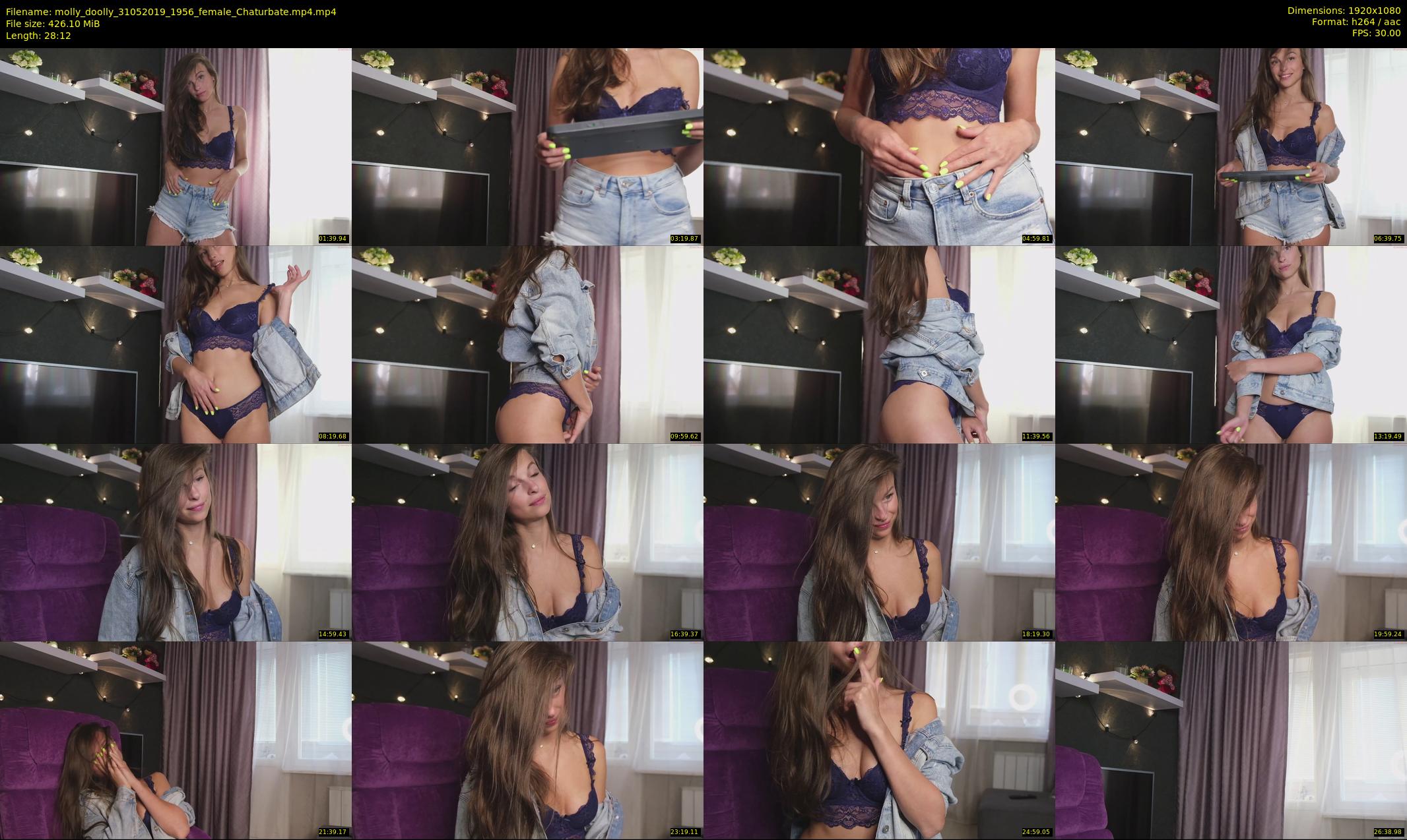 molly_doolly — 29 minute Chaturbate female cam show recording, 1080p, May 31, 2019