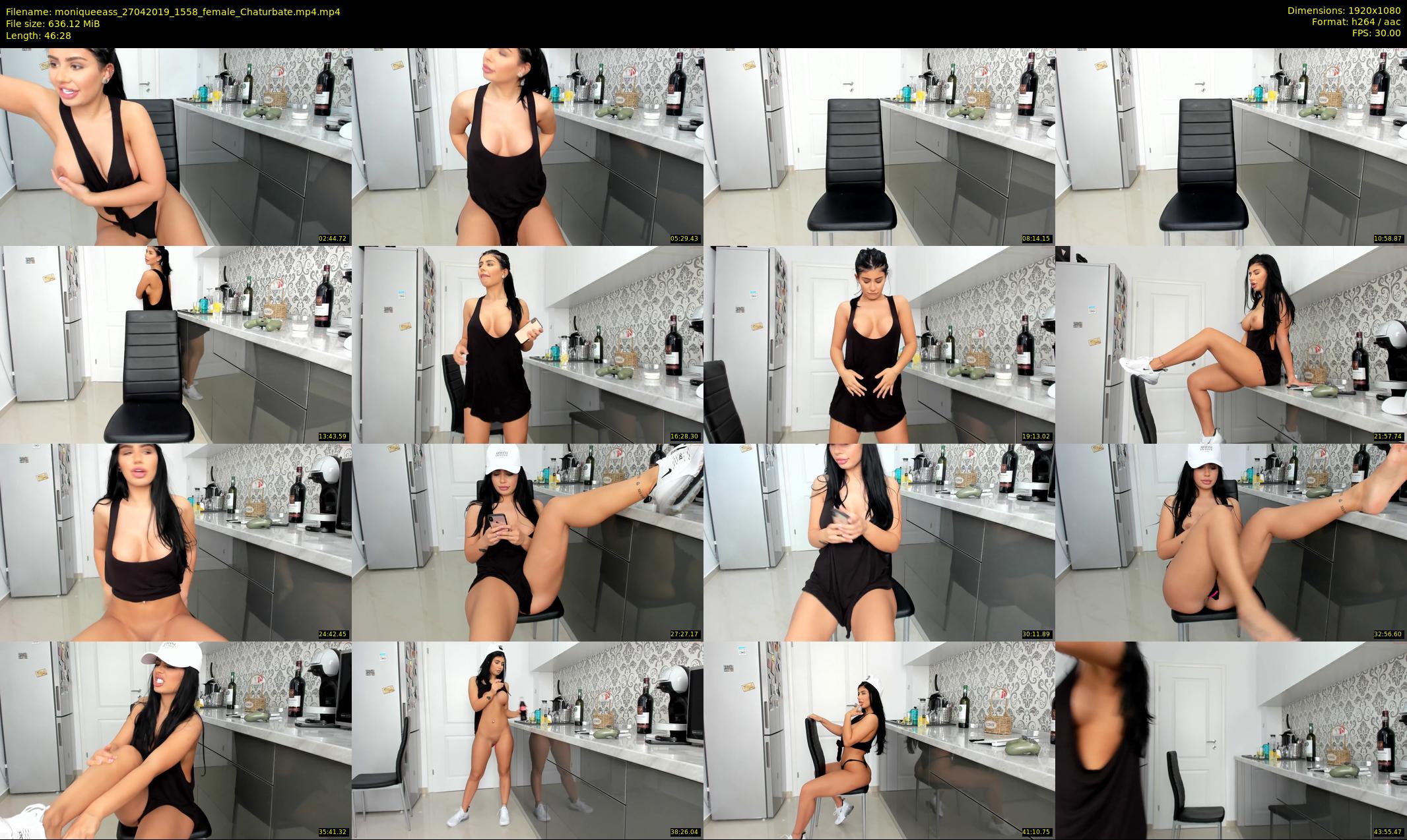 moniqueeass — 47 minute Chaturbate female cam show recording, 1080p, Apr 27, 2019