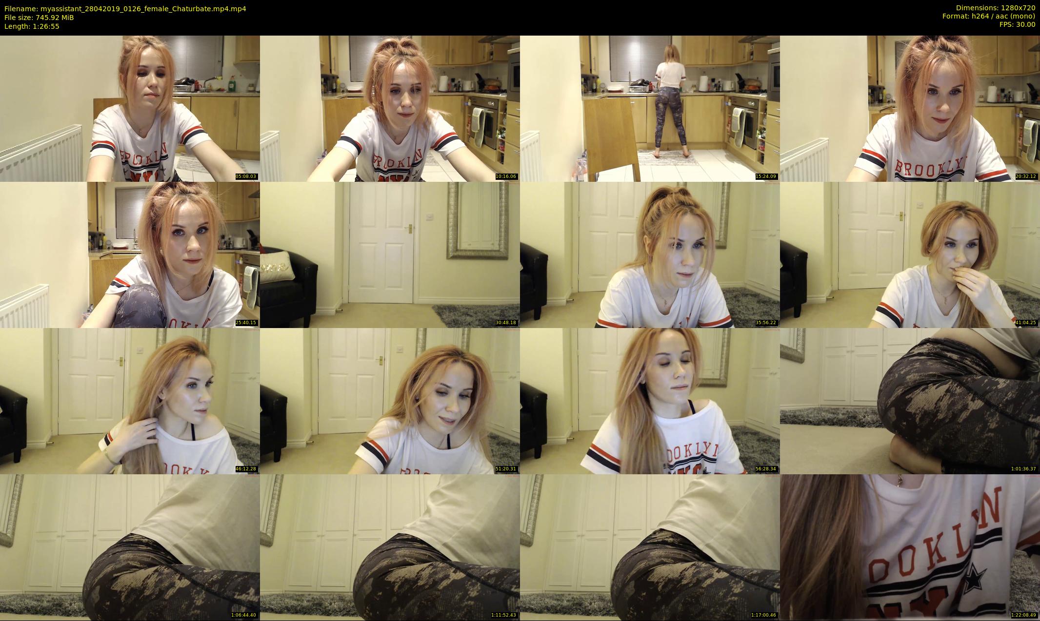 myassistant — 87 minute Chaturbate female cam show recording, 720p, Apr 28, 2019
