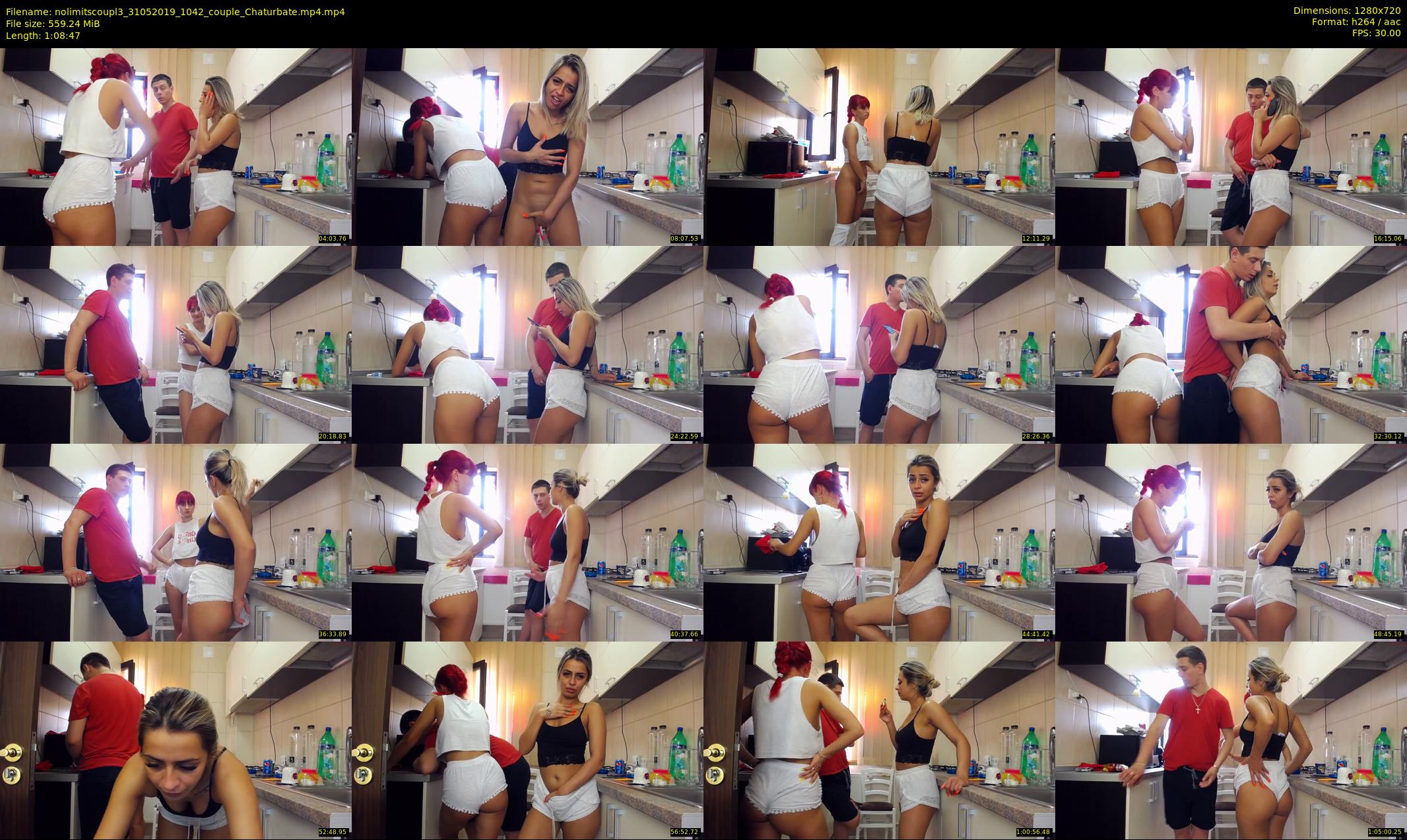 nolimitscoupl3 — 69 minute Chaturbate couple cam show recording, 720p, May 31, 2019