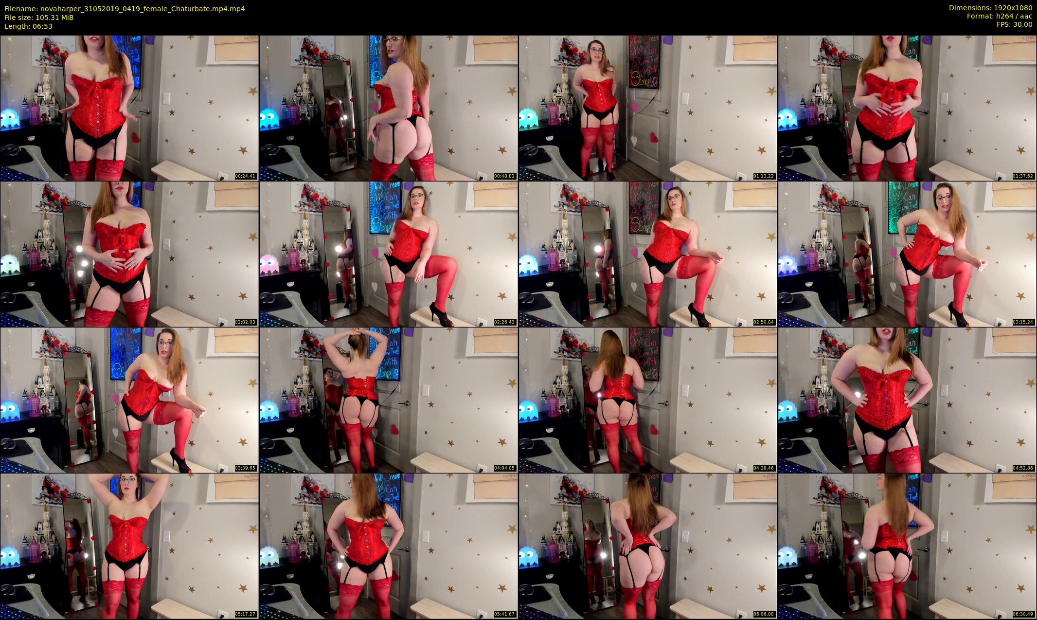 novaharper — 7 minute Chaturbate female cam show recording, 1080p, May 31, 2019