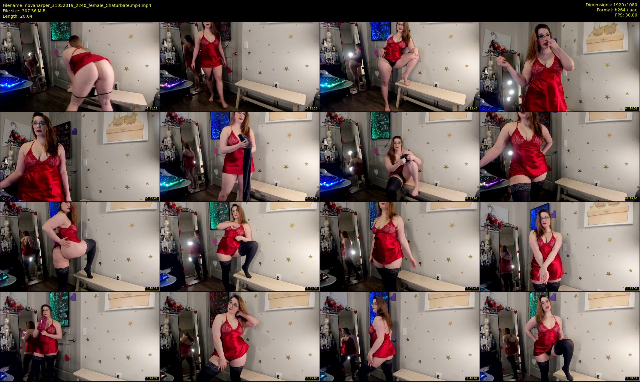 novaharper — 21 minute Chaturbate female cam show recording, 1080p, May 31, 2019