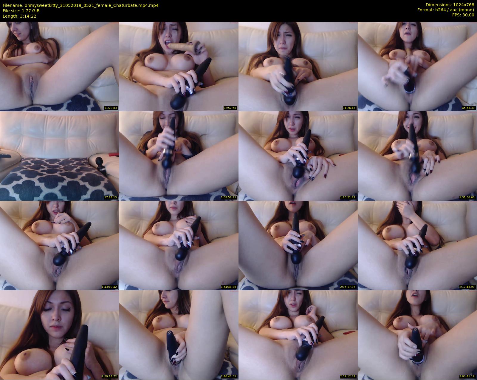 ohmysweetkitty — 195 minute Chaturbate female cam show recording, 720p, May 31, 2019