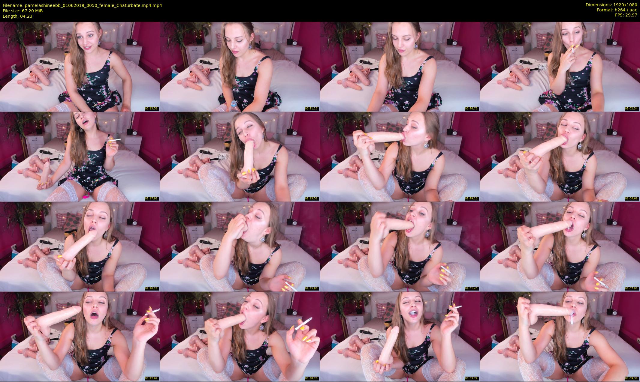pamelashineebb — 5 minute Chaturbate female cam show recording, 1080p, Jun 1, 2019