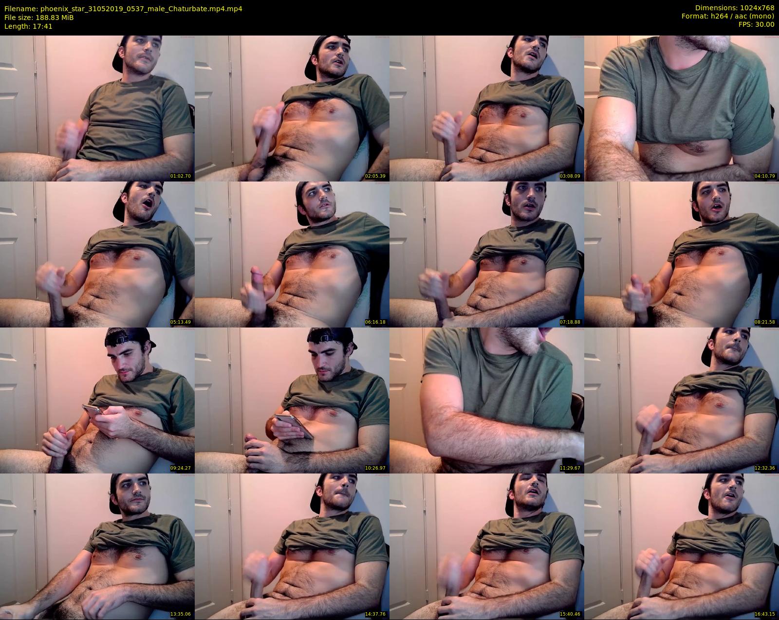 phoenix_star — 18 minute Chaturbate male cam show recording, 720p, May 31, 2019