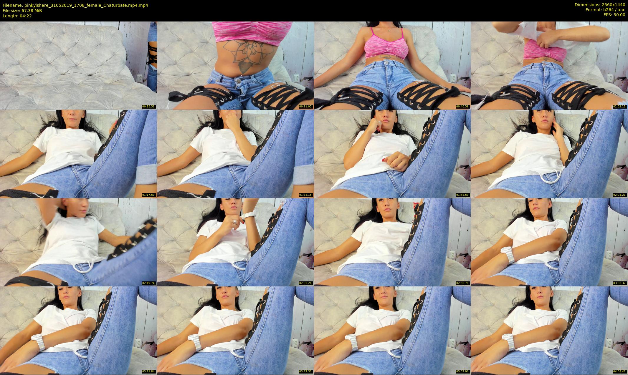 pinkyishere — 5 minute Chaturbate female cam show recording, 1080p, May 31, 2019