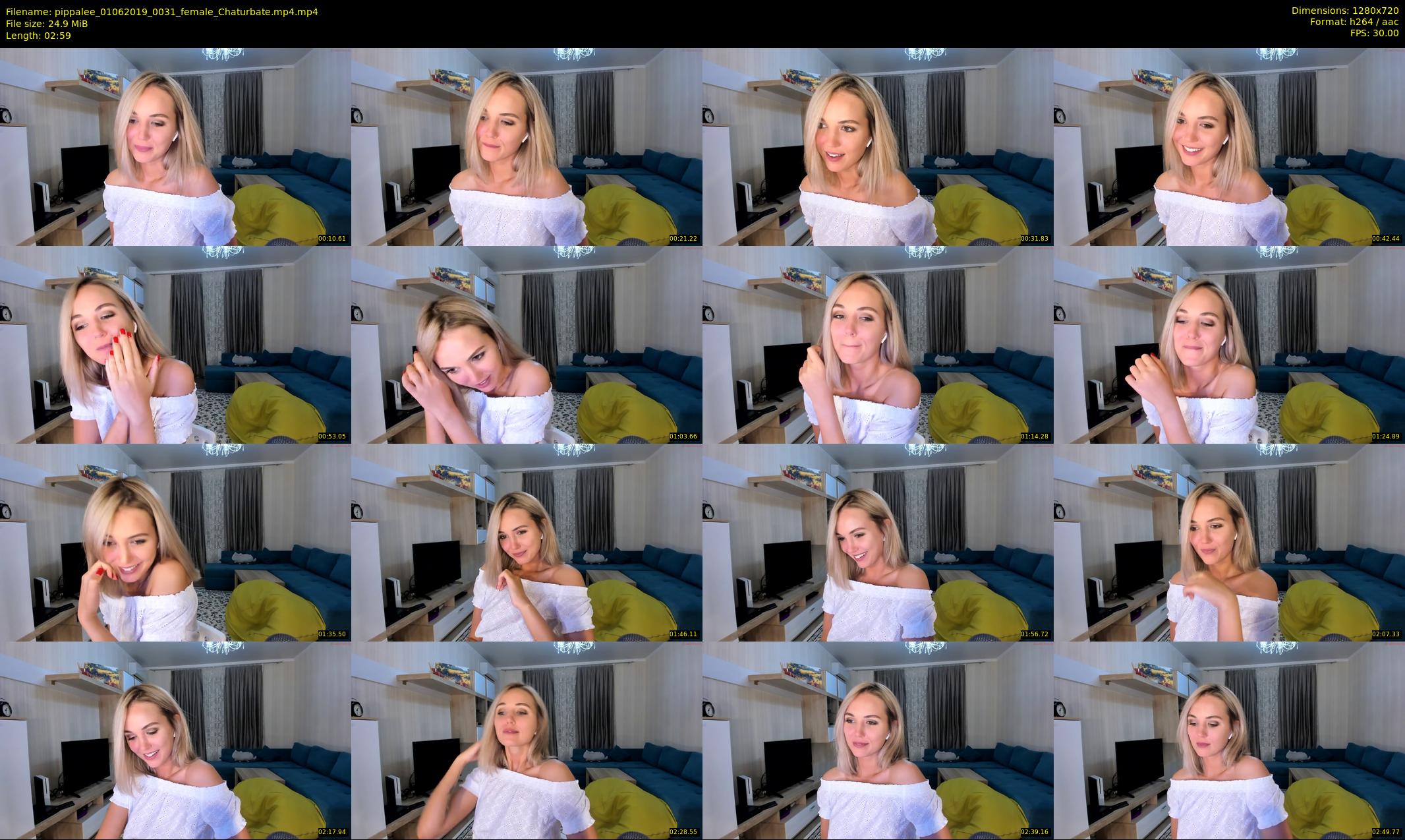 pippalee — 3 minute Chaturbate female cam show recording, 720p, Jun 1, 2019