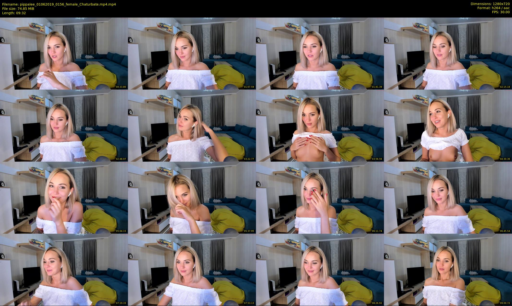 pippalee — 10 minute Chaturbate female cam show recording, 720p, Jun 1, 2019