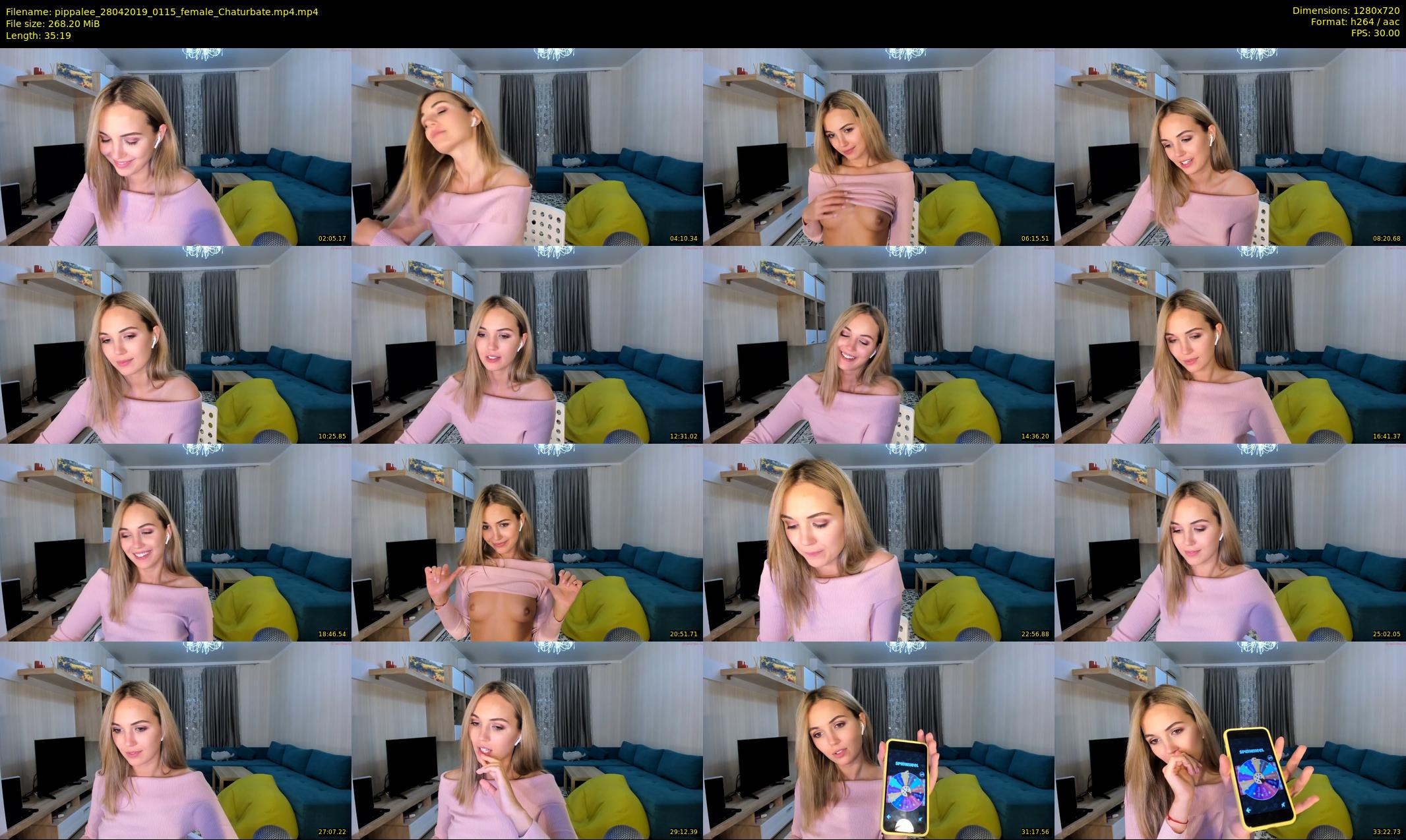 pippalee — 36 minute Chaturbate female cam show recording, 720p, Apr 28, 2019