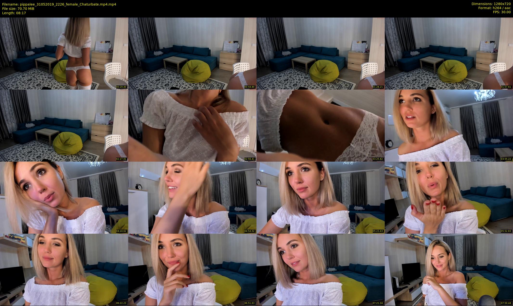 pippalee — 9 minute Chaturbate female cam show recording, 720p, May 31, 2019