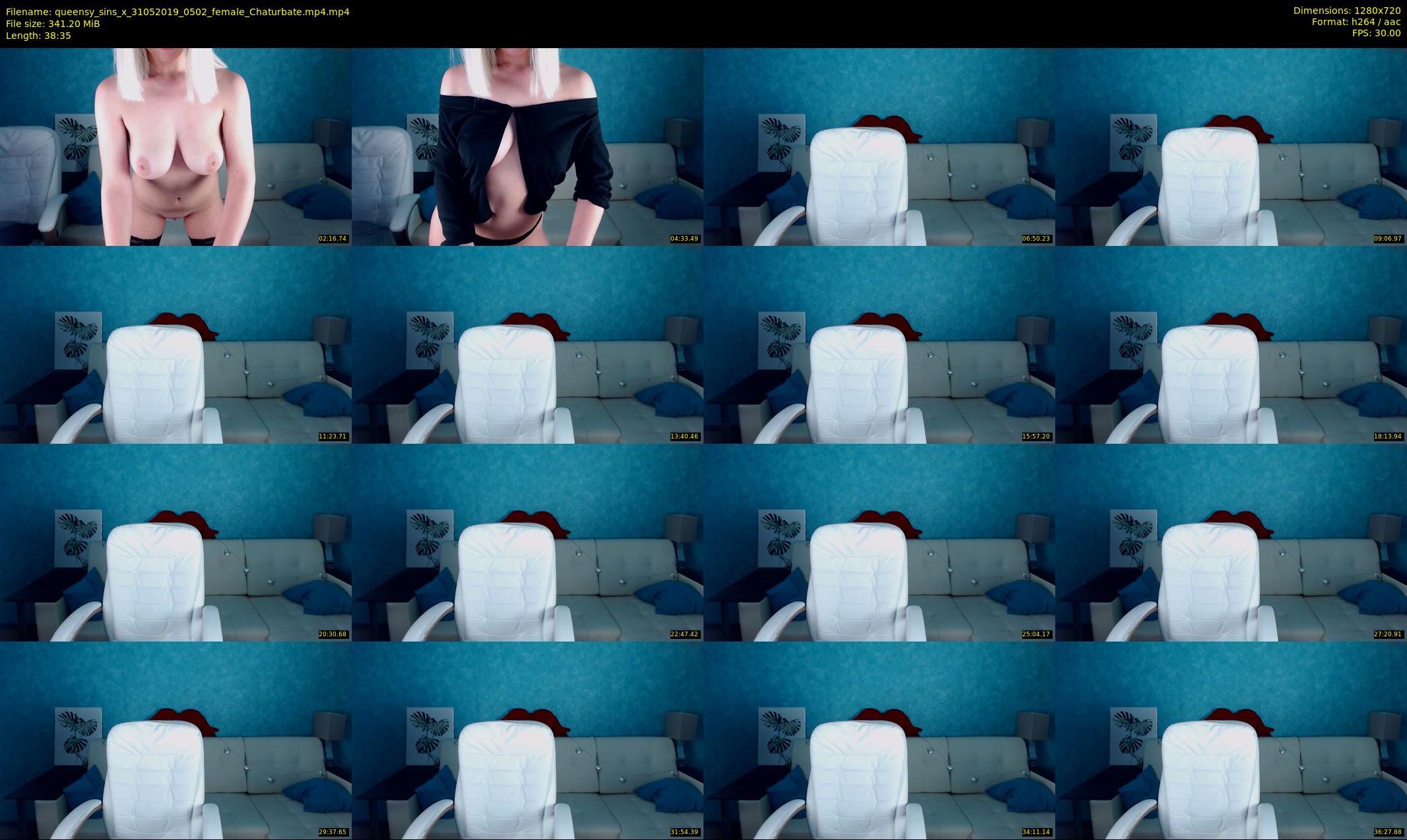 queensy_sins_x — 39 minute Chaturbate female cam show recording, 720p, May 31, 2019