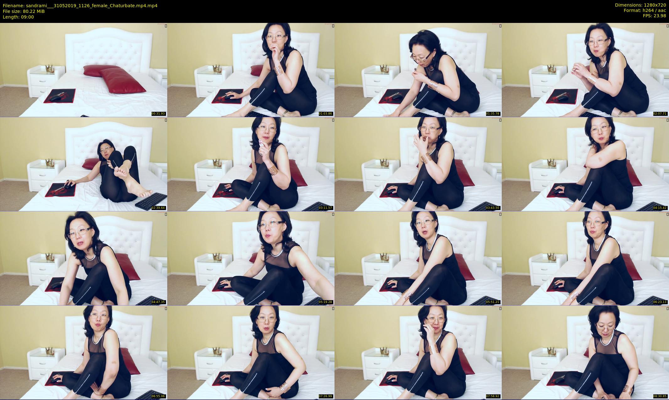 sandrami__ — 9 minute Chaturbate female cam show recording, 720p, May 31, 2019